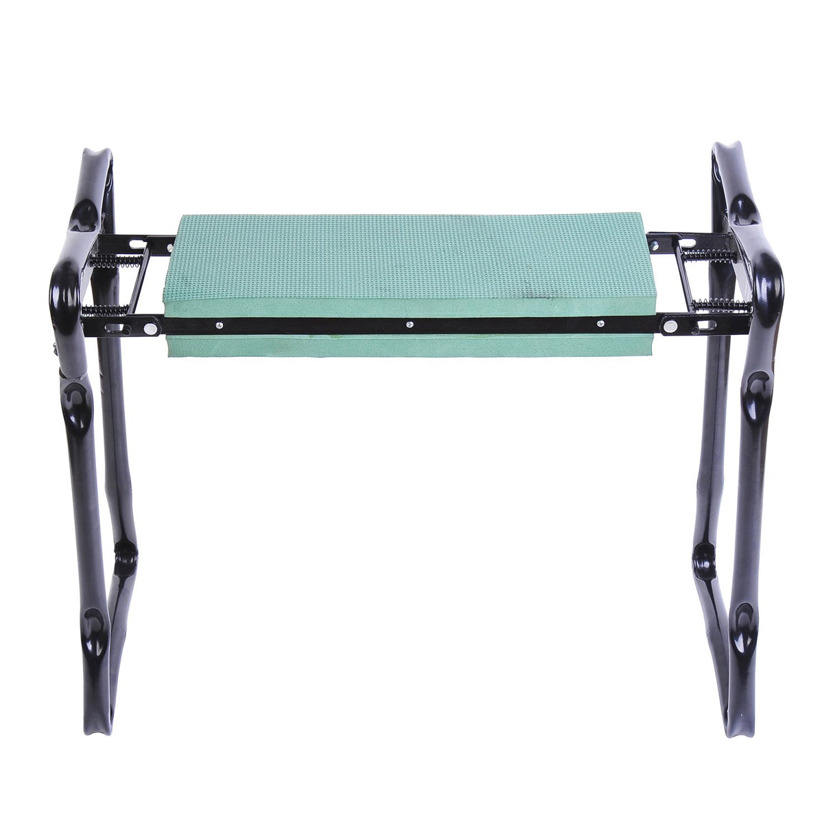 easycomfort easycomfort sedia inginocchiatoio da giardino pieghevole in acciaio con cuscinetto in gommapiuma 58x28x49cm