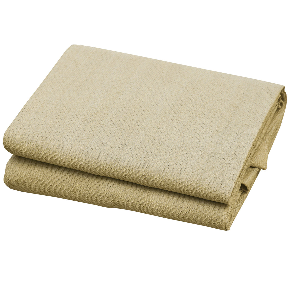 easycomfort easycomfort tenda da sole triangolare in hdpe sabbia 3x3x3m