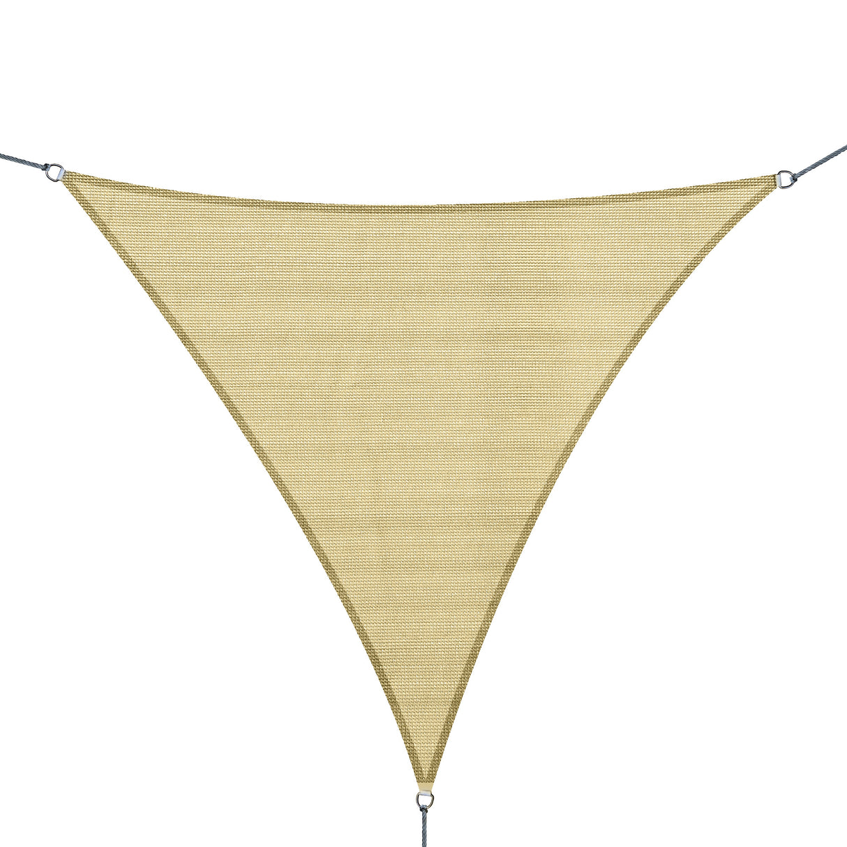 easycomfort easycomfort tenda da sole triangolare tenda a vela anti uv beige 5x5x5m