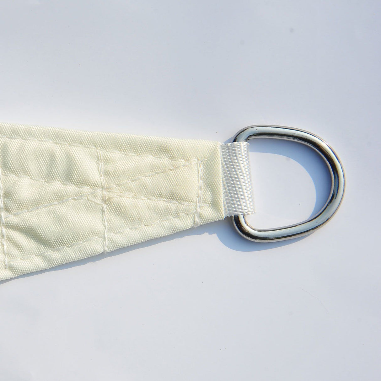 easycomfort easycomfort tenda da sole triangolare crema 6x6x6m