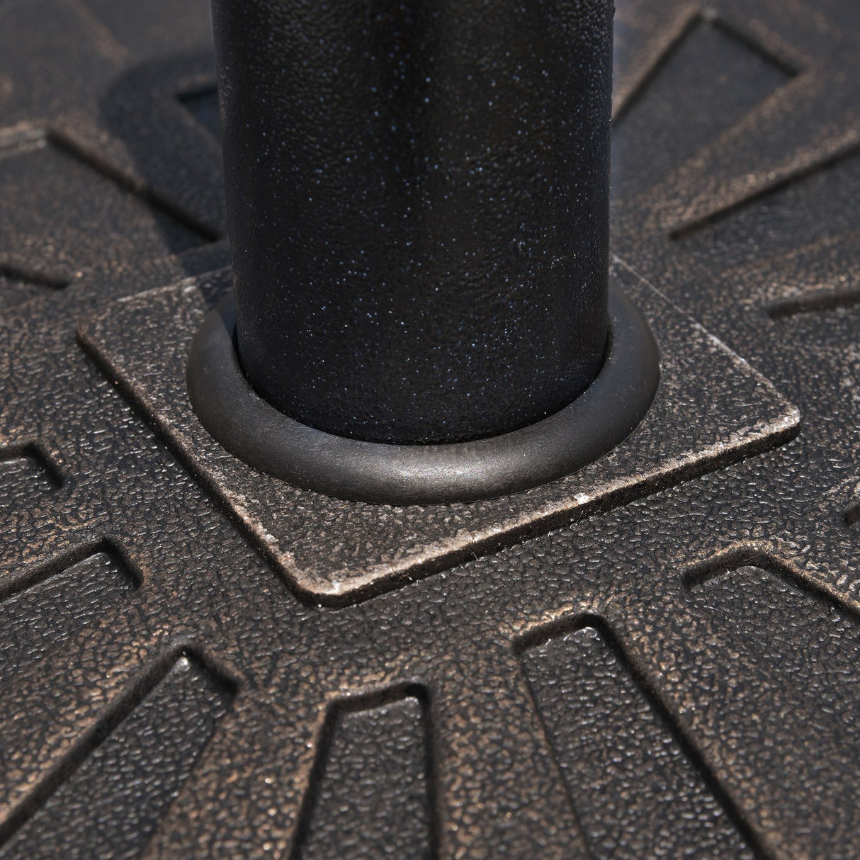 easycomfort easycomfort base per ombrellone diametro 3 8 4 8cm peso 16 8kg da giardino