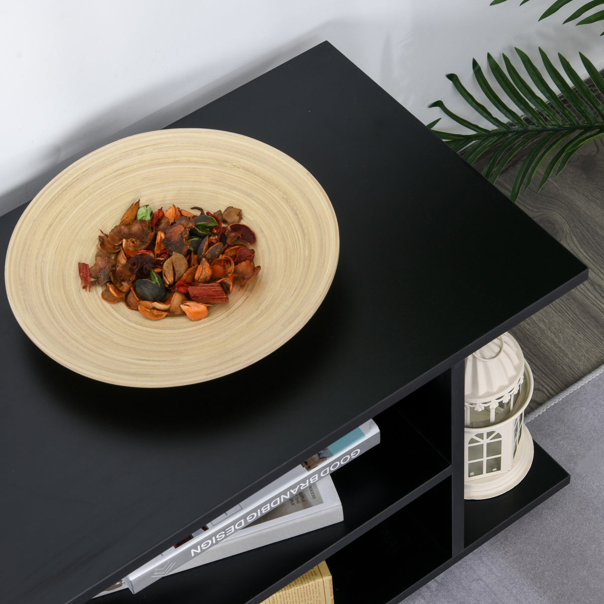 easycomfort easycomfort mobile tv moderno con ruote mobiletto tv in legno 80 40 40cm nero ean 8054144131672