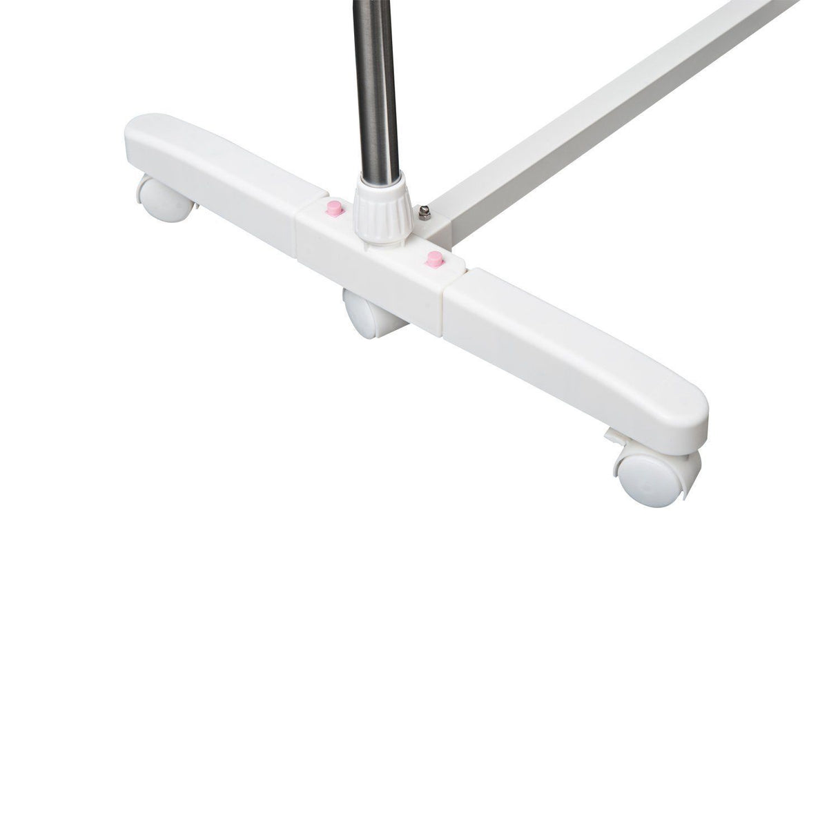 easycomfort easycomfort stendino verticale pieghevole in acciaio e plastica con 6 ruote e 4 ripiani regolabili 142x55x172 cm ean 8054144135915