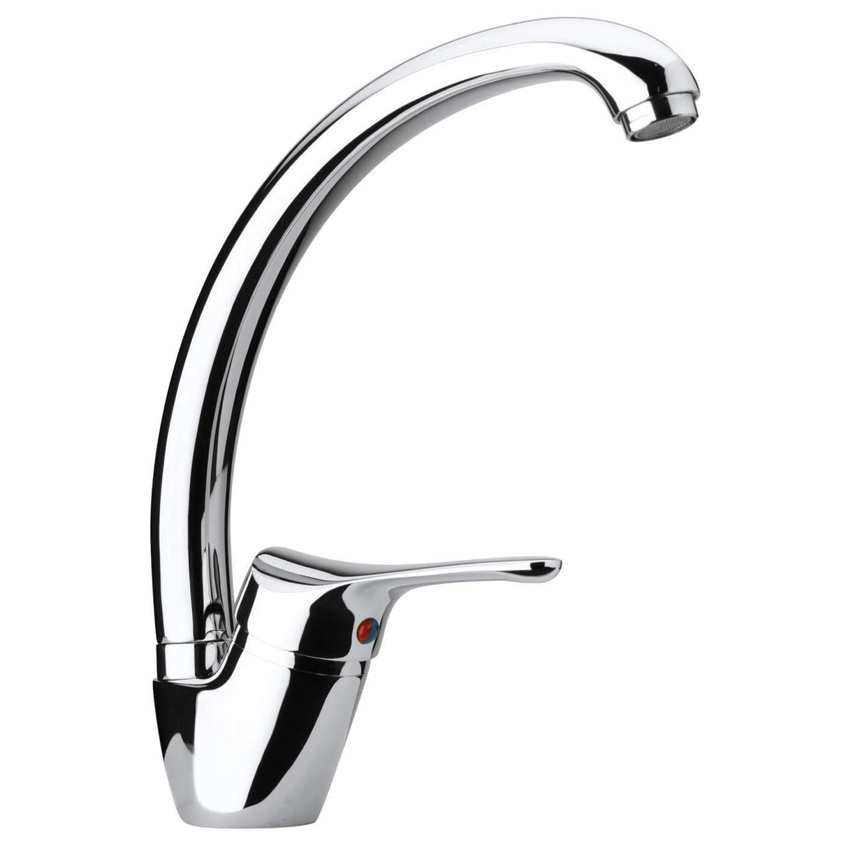 miscelatore rubinetto paini serie pilot per lavello canna alta cod. 04cr570 8491