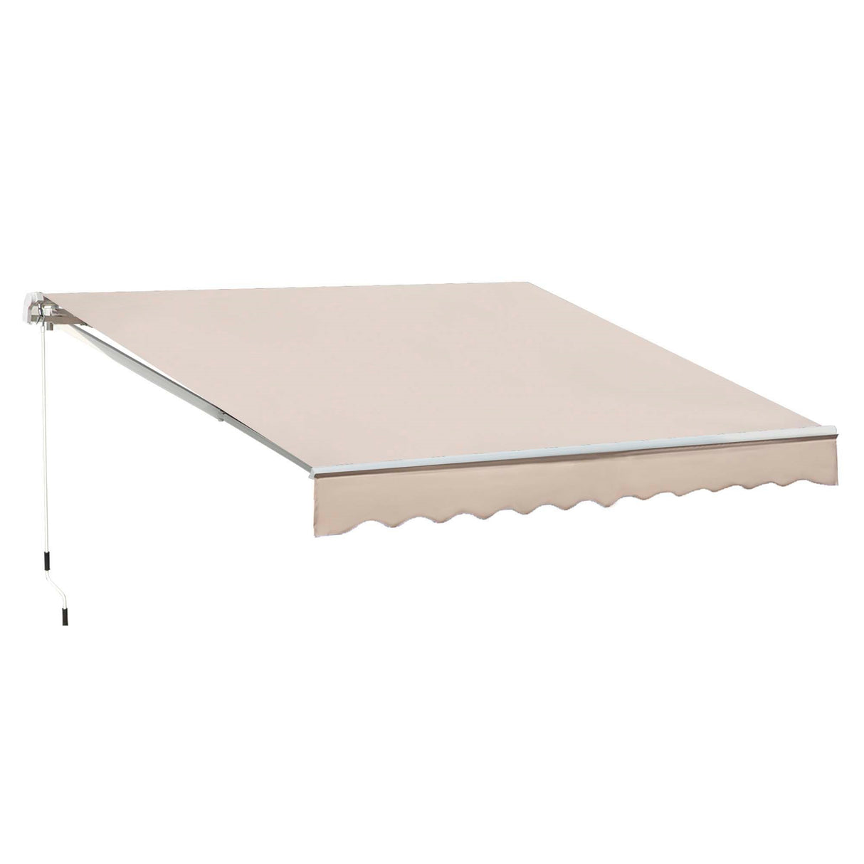easycomfort easycomfort tenda da sole a bracci per esterno regolazione con manovella 300x250cm