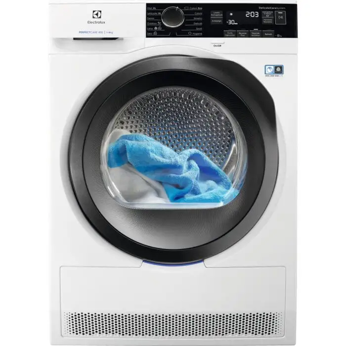 Asciugatrice a Pompa di Calore 8 kg Electrolux PerfectCar 800 Ew8Hb822 Classe A++ (A85xL59,6xP63,8) DelicateCare