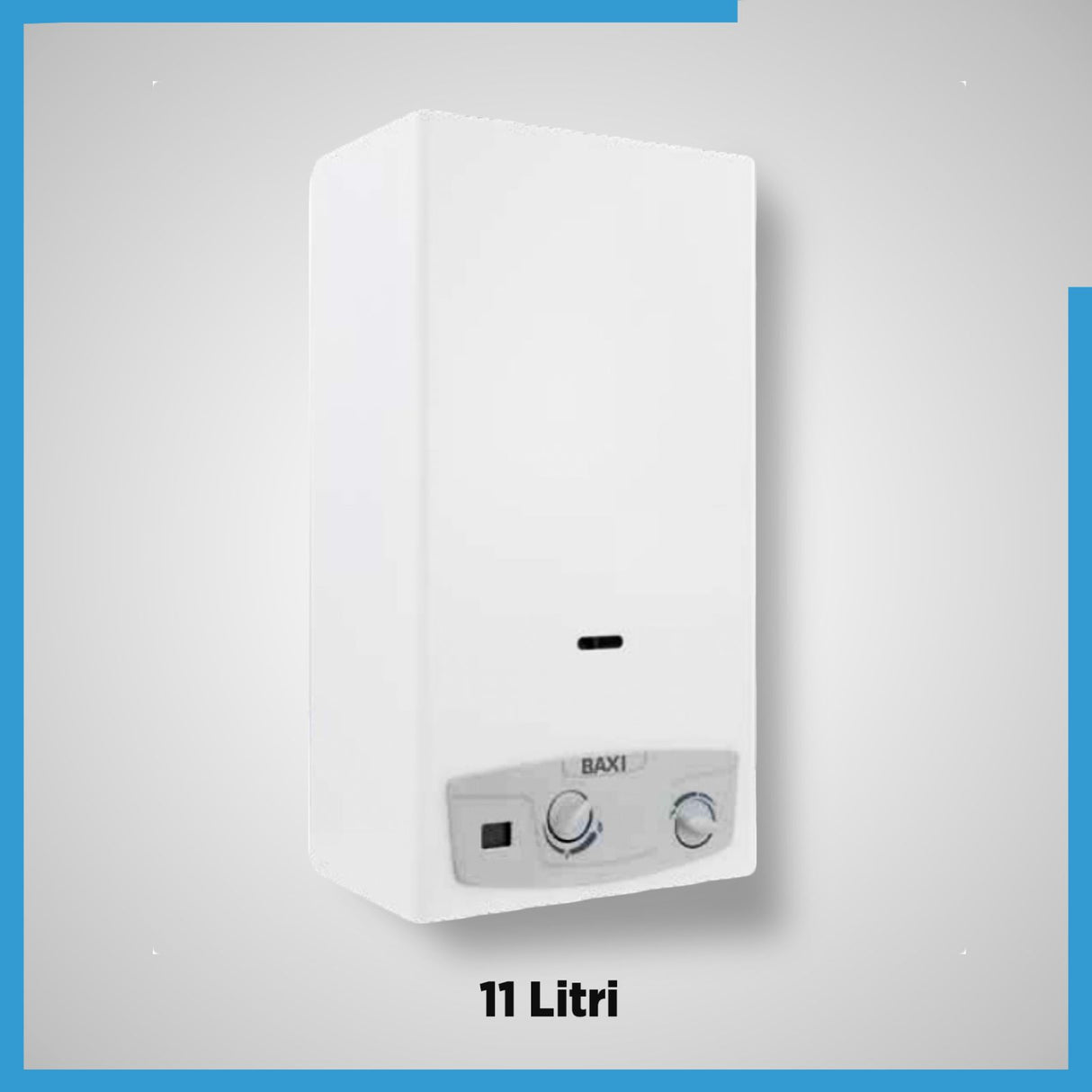 scaldabagno camera aperta baxi acquaprojet_11i blue low nox gpl new