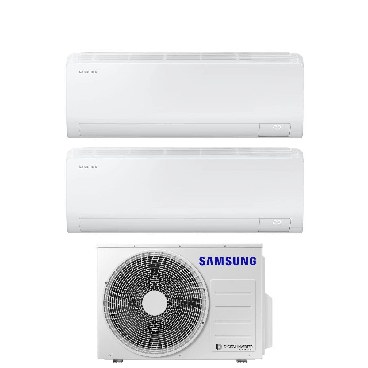 climatizzatore condizionatore dual split inverter samsung serie cebu 12000_18000 btu con aj052txj3kg a___ wi fi 12_18 novita