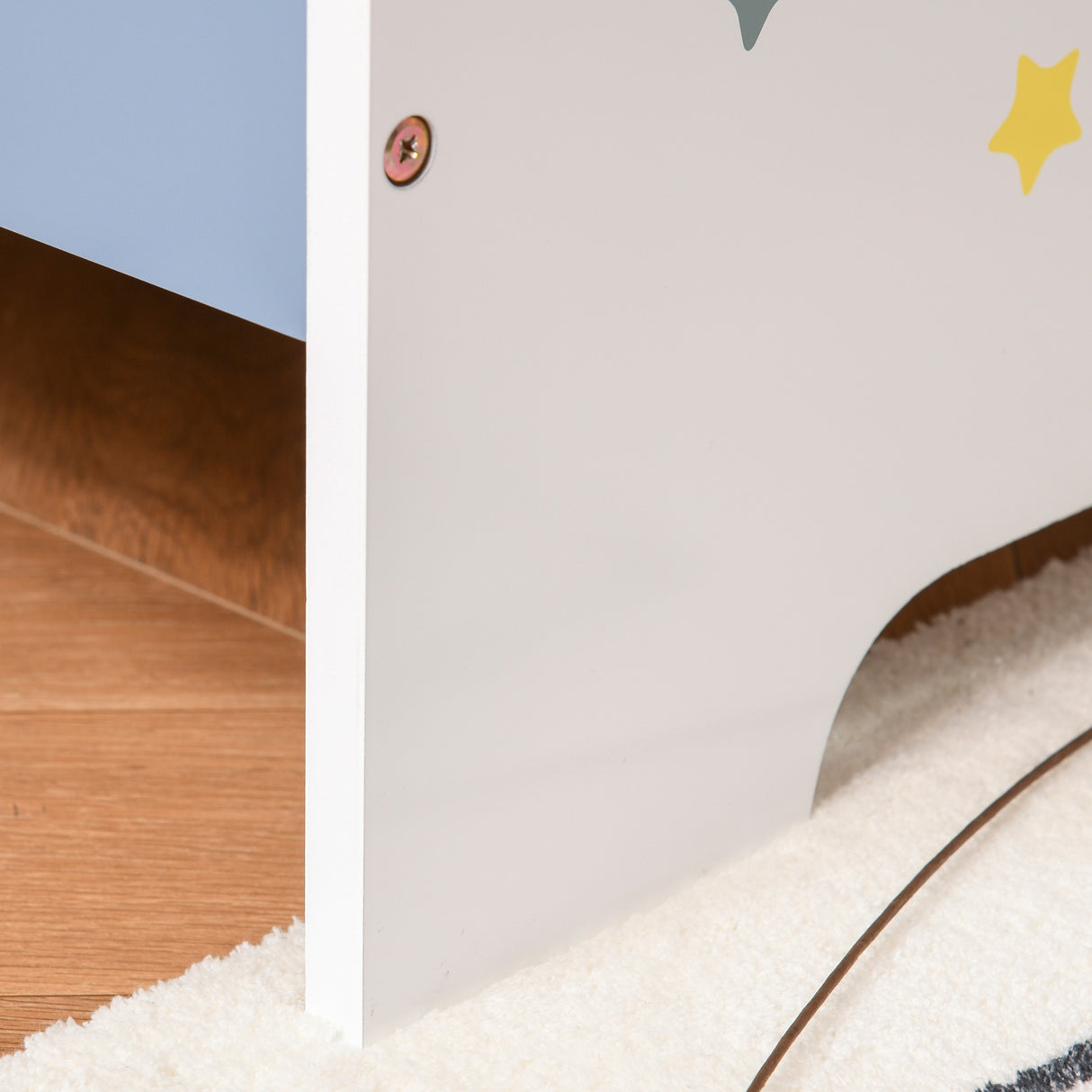 easycomfort easycomfort letto basso per bambini e bambine di 3 anni con sponde lettino blu e bianco 143 x 74 x 59 cm