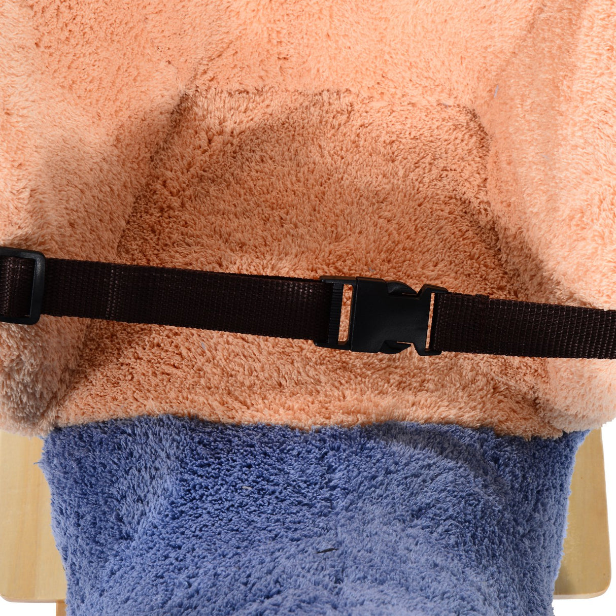 easycomfort easycomfort elefante a dondolo per bambini blu 60x33x45cm