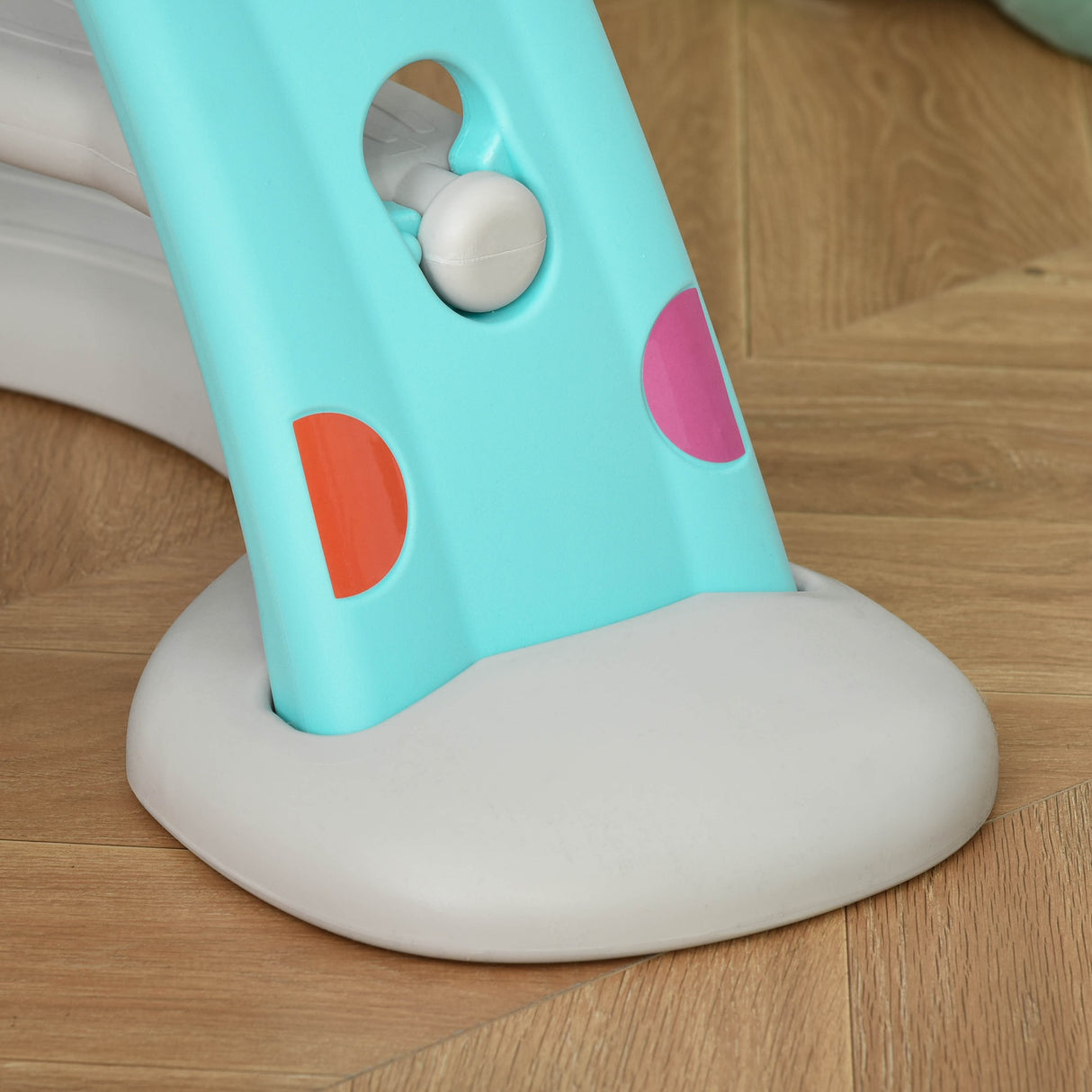 easycomfort easycomfort scivolo per bambini con canestro basket per interno ed esterno in pp e hdpe eta 2 4 anni 147x82x85 5cm grigio e blu