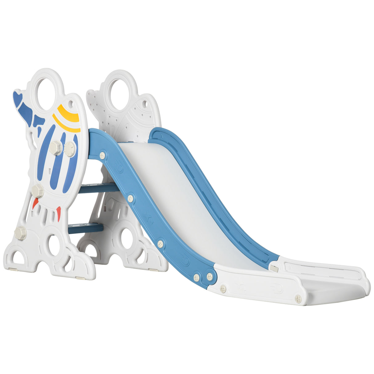 easycomfort easycomfort scivolo per bambini 18 36 mesi in pe e pp a tema spaziale con scale antiscivolo 157x46 5x80 cm