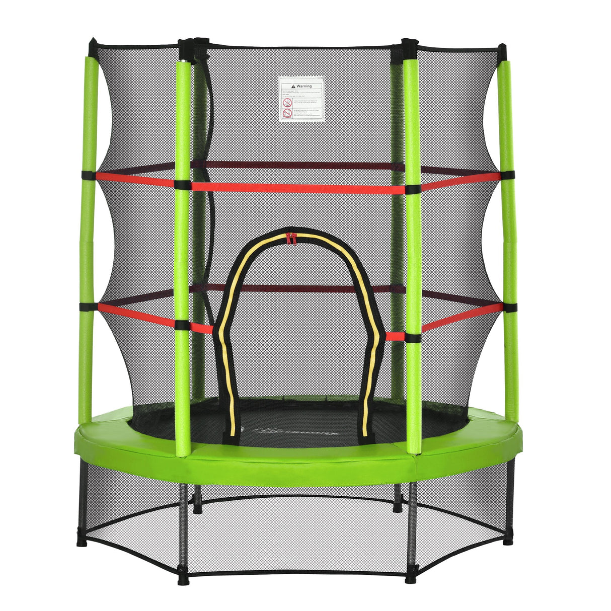 easycomfort tappeto elastico 140cm per bambini da 3 anni con rete di protezione trampolino elastico carico massimo 45kg