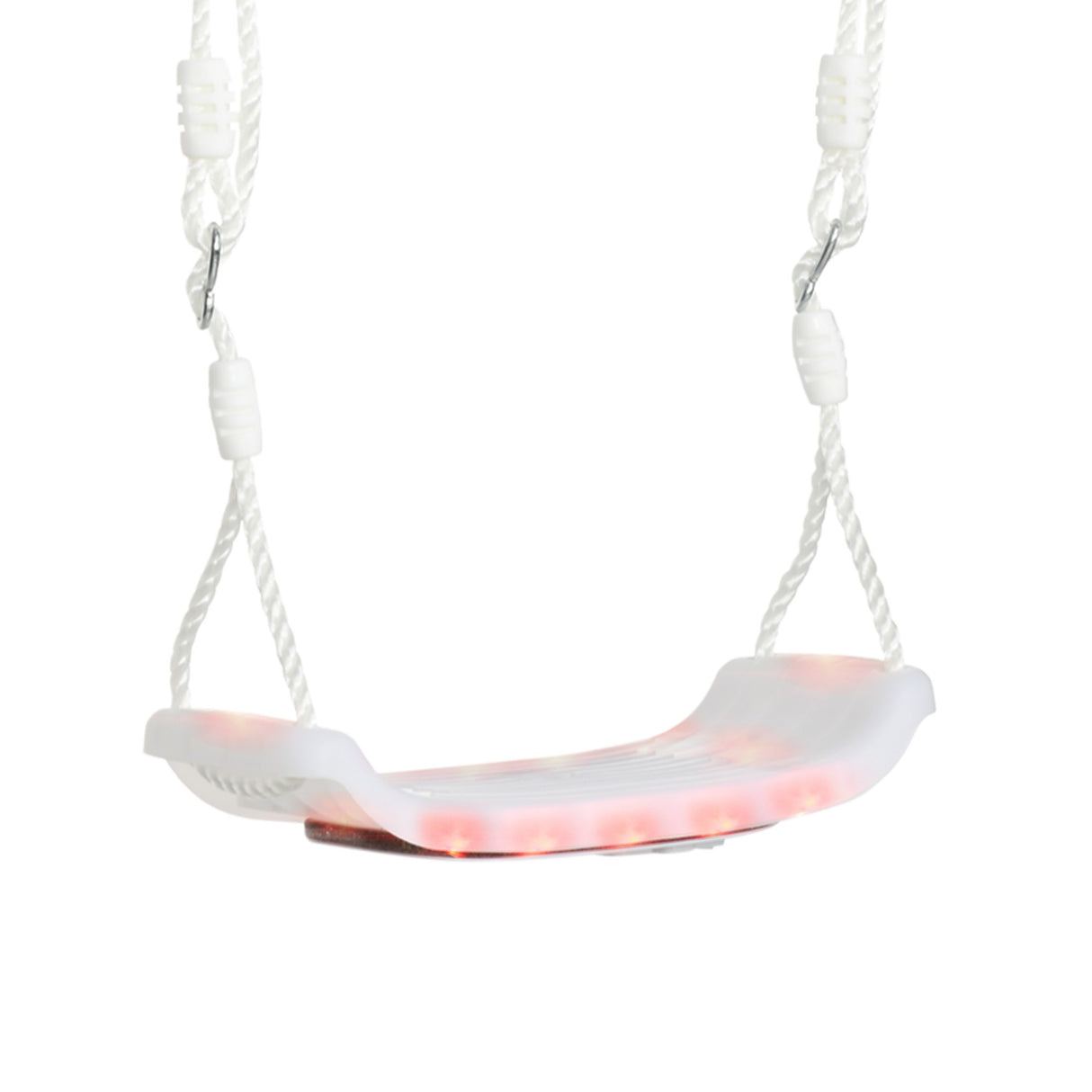 easycomfort easycomfort altalena per bambini 9 36 mesi in pp e pe con corda regolabile e luci led 39x16 5x120 180 cm bianco