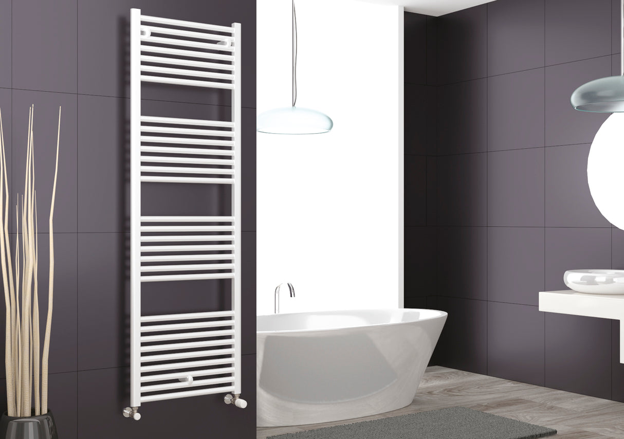 termoarredo scaldasalviette cordivari lisa 25 verniciato bianco 400 x 760 interasse 350 disponibili in varie misure