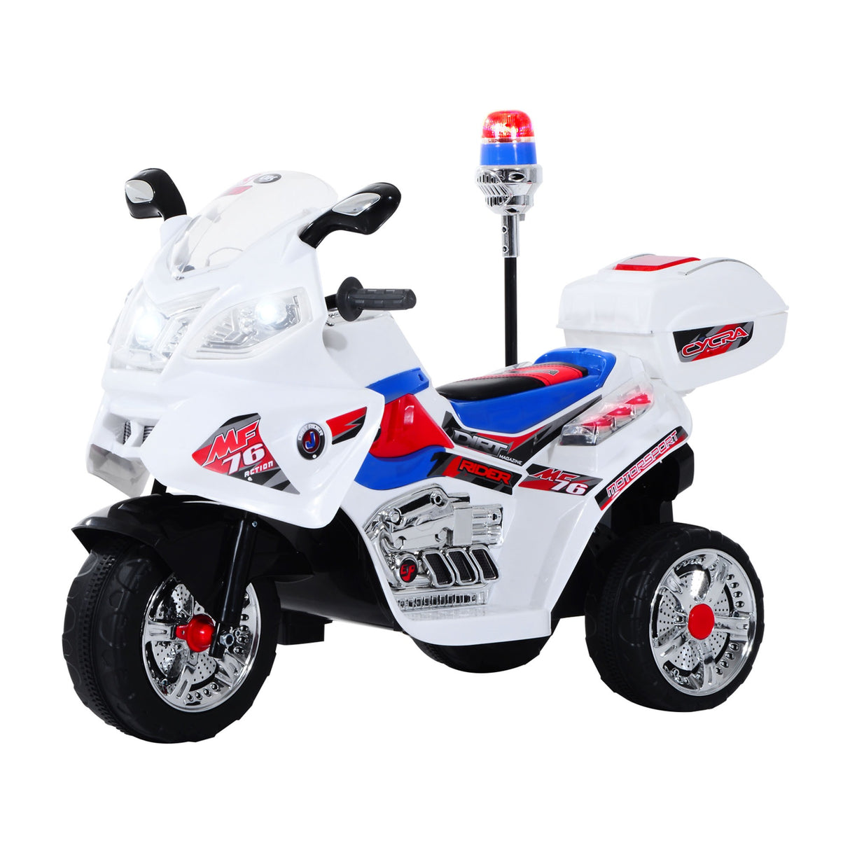 easycomfort easycomfort moto elettrica motoretta per bambini 3 ruote con musica luci 112 51 72 5cm