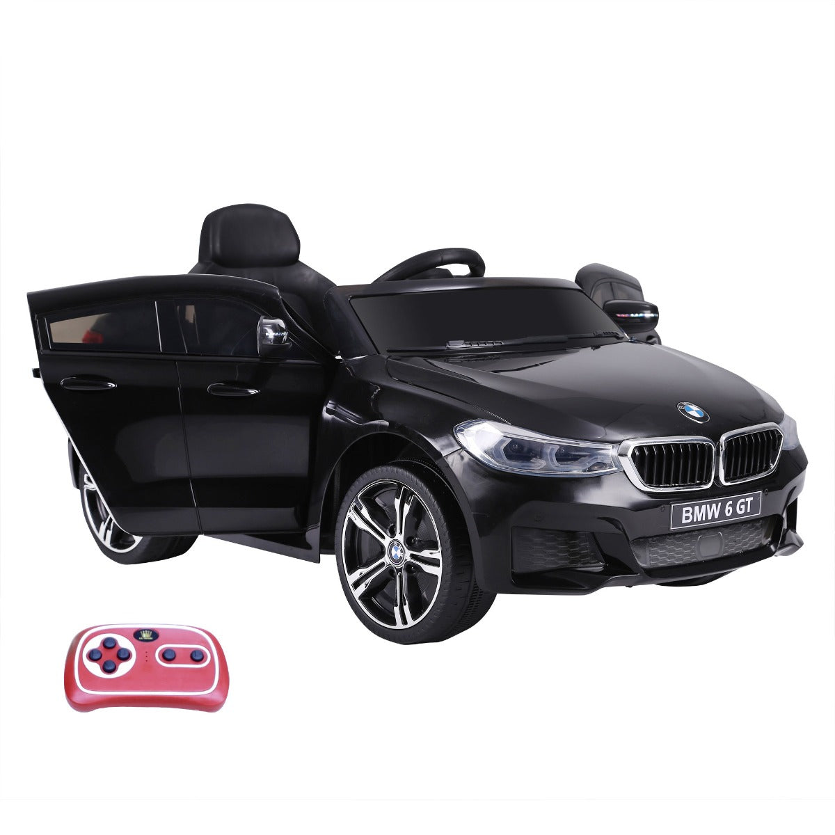 easycomfort easycomfort macchina auto elettrica 6 v con telecomando per bambini pp 106 x 64 x 51 cm nero