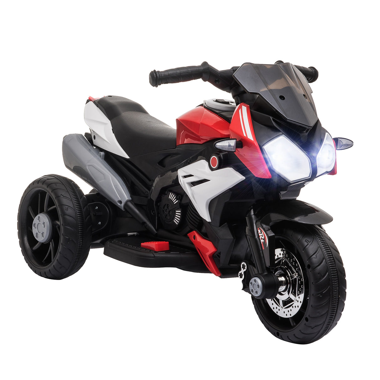 easycomfort easycomfort moto elettrica per bambini 3 5 anni max 25kg con luci musica batteria 6v e velocita 3kmh 86cmx42cmx52cm rossa