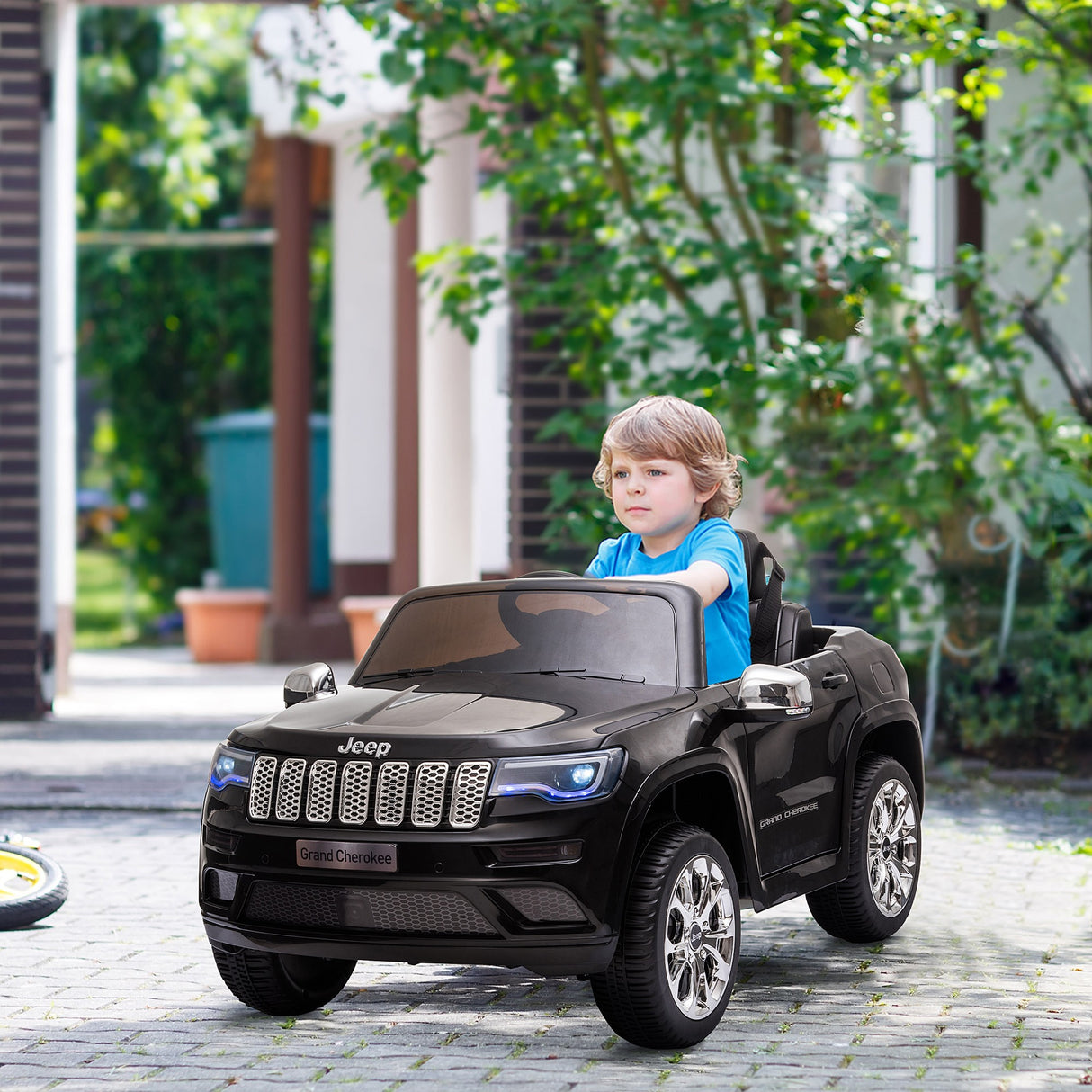 easycomfort easycomfort macchina elettrica jeep per bambini 12v guida manuale e con telecomando nero