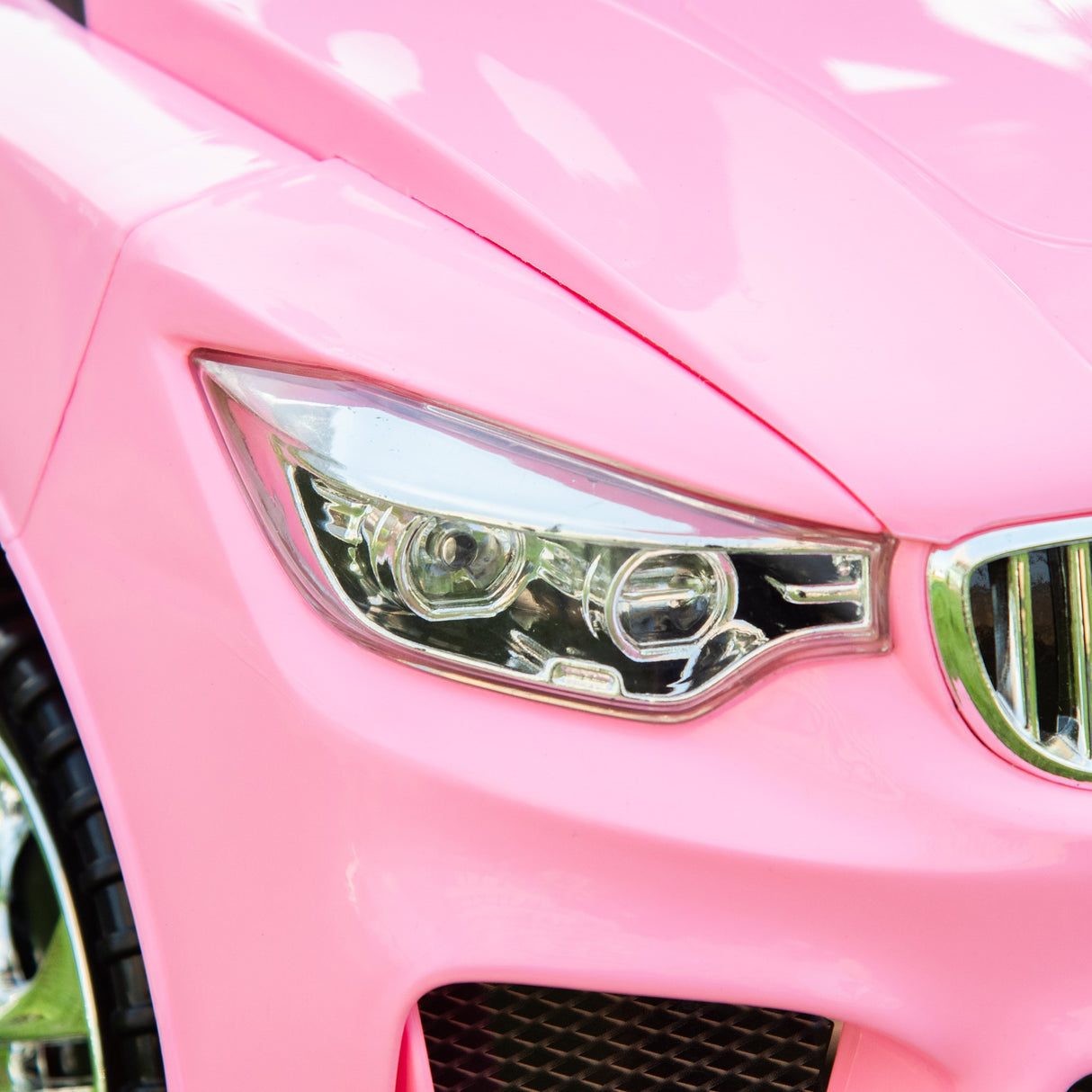 easycomfort easycomfort macchinina per bambini cavalcabile con volante fari e musiche integrate eta 18 36 mesi 63 5x28x36cm rosa