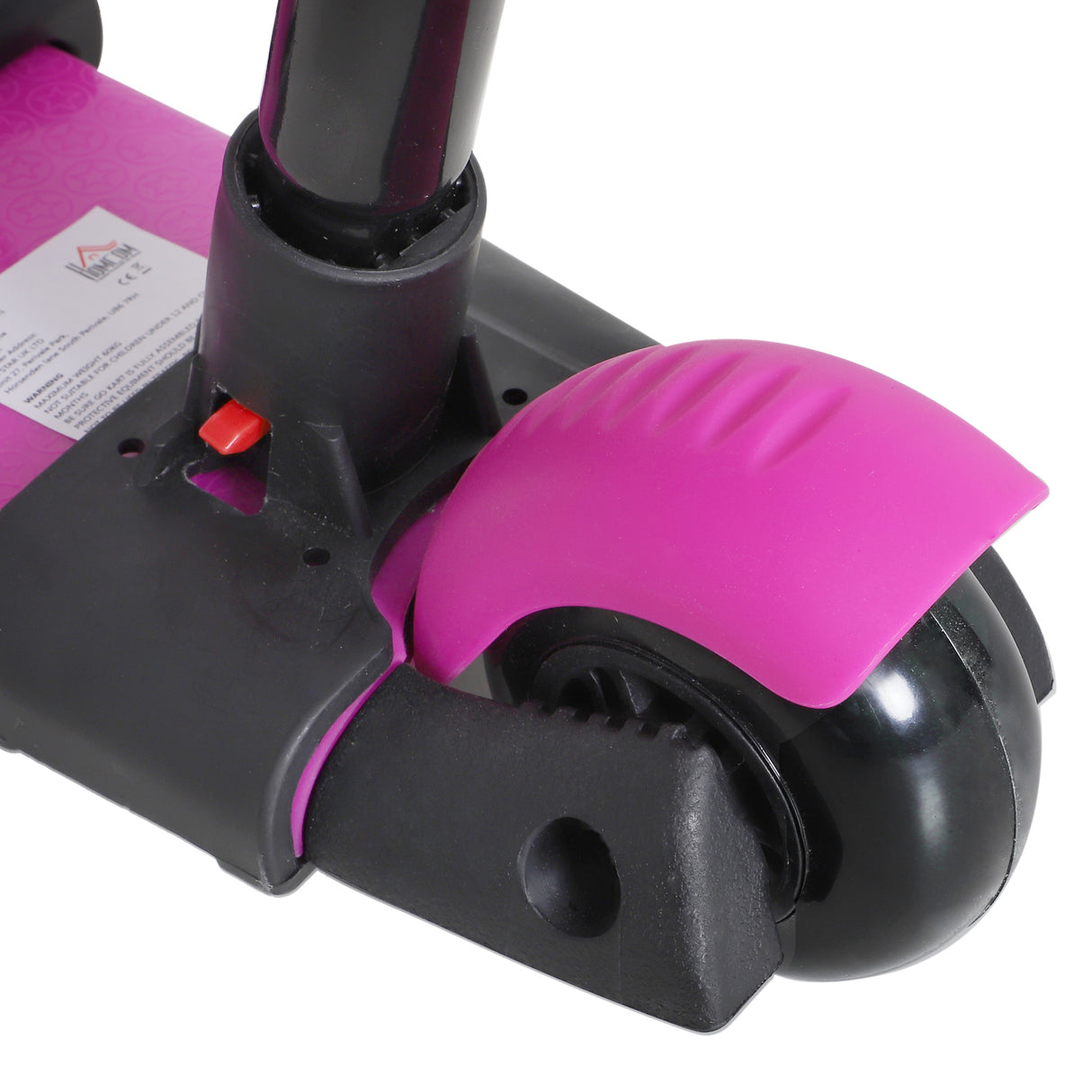 easycomfort easycomfort monopattino 3 ruote per bambini con sedile e maniglione manubrio con altezza regolabile 62x25x72 5cm rosa