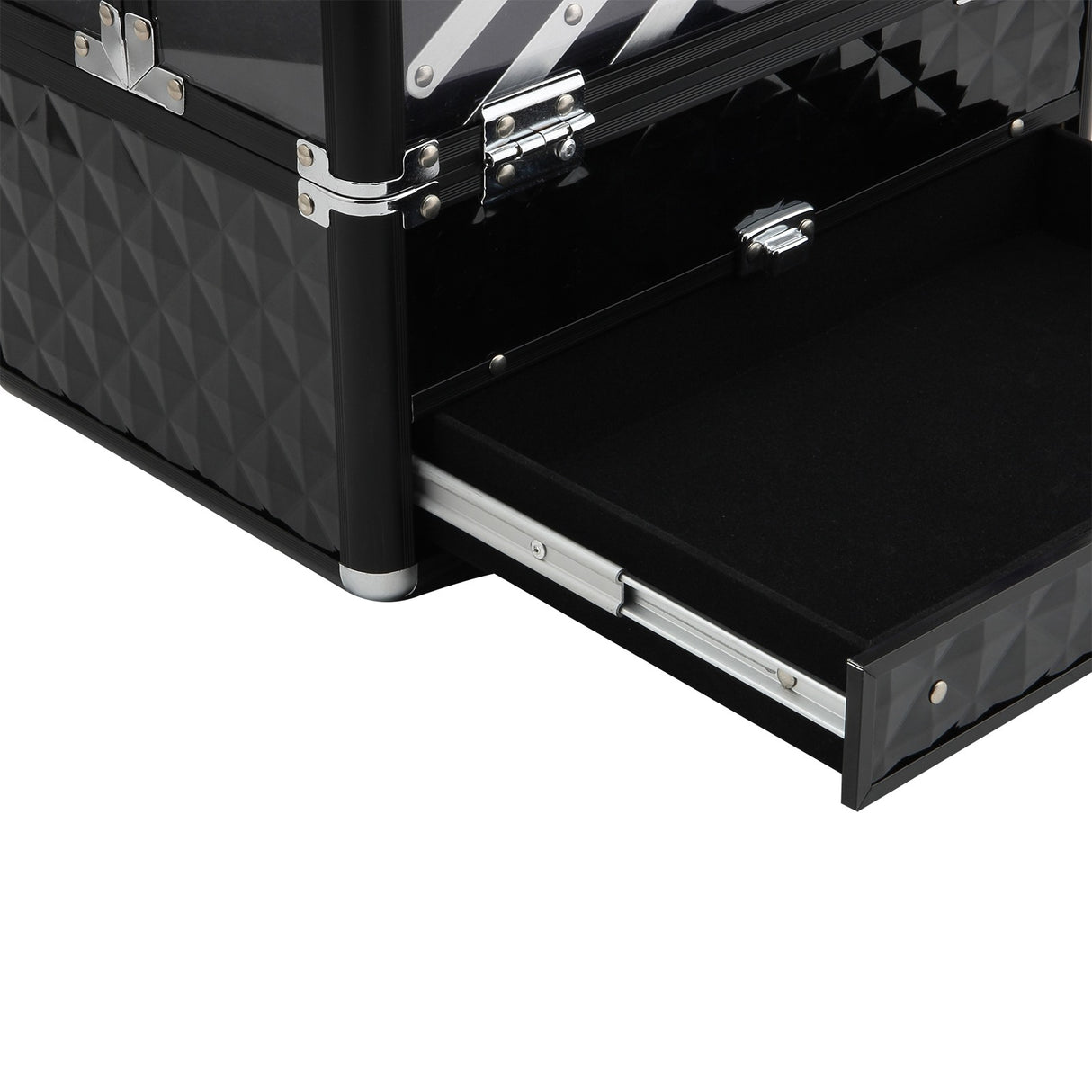 easycomfort easycomfort valigetta porta trucchi professionale da viaggio con vassoi estraibili e serratura colore nero 30x18 5x22cm ean 8054111848619