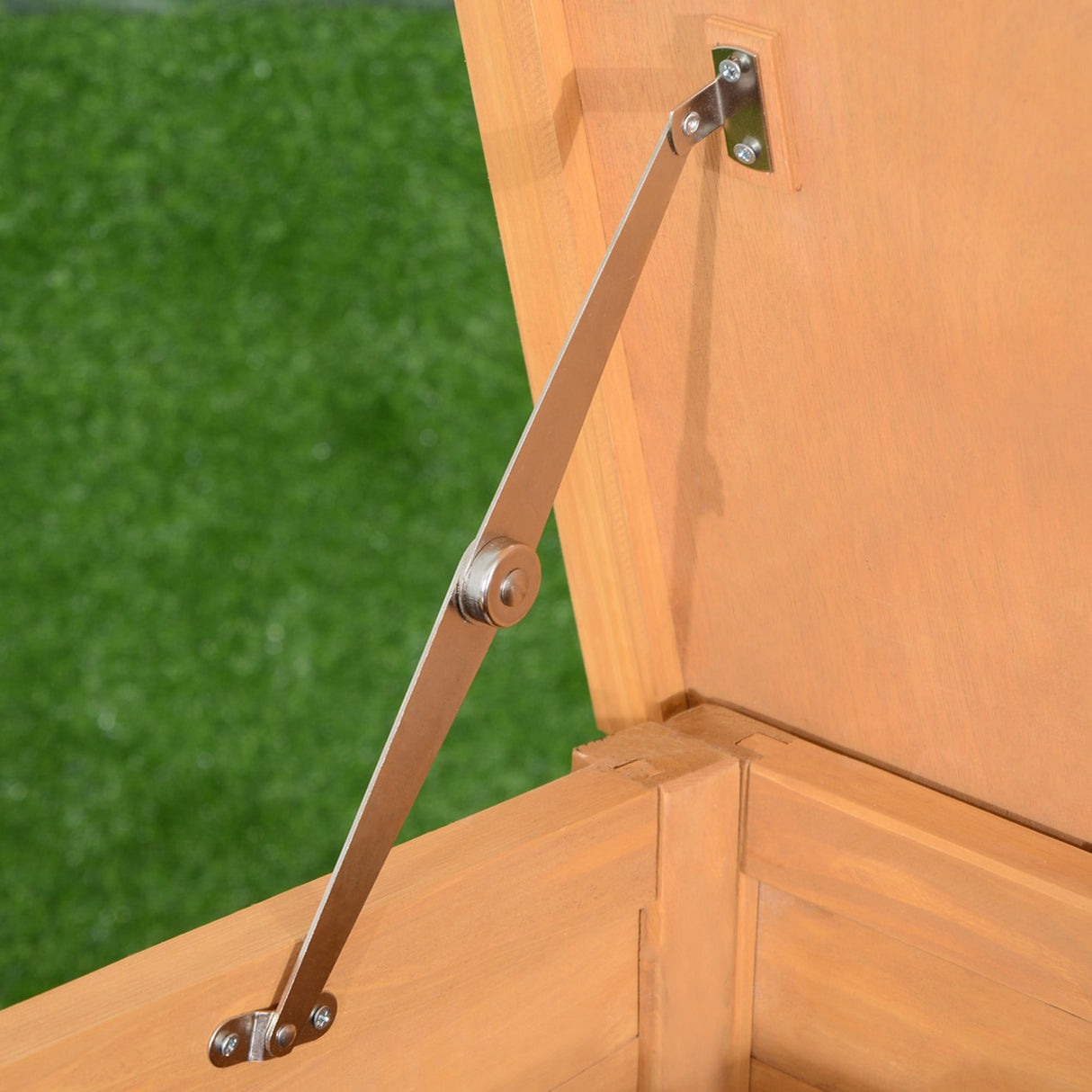 easycomfort easycomfort pollaio da giardino gabbie per galline da esterno con zona di corsa e nido in legno 19081103cm