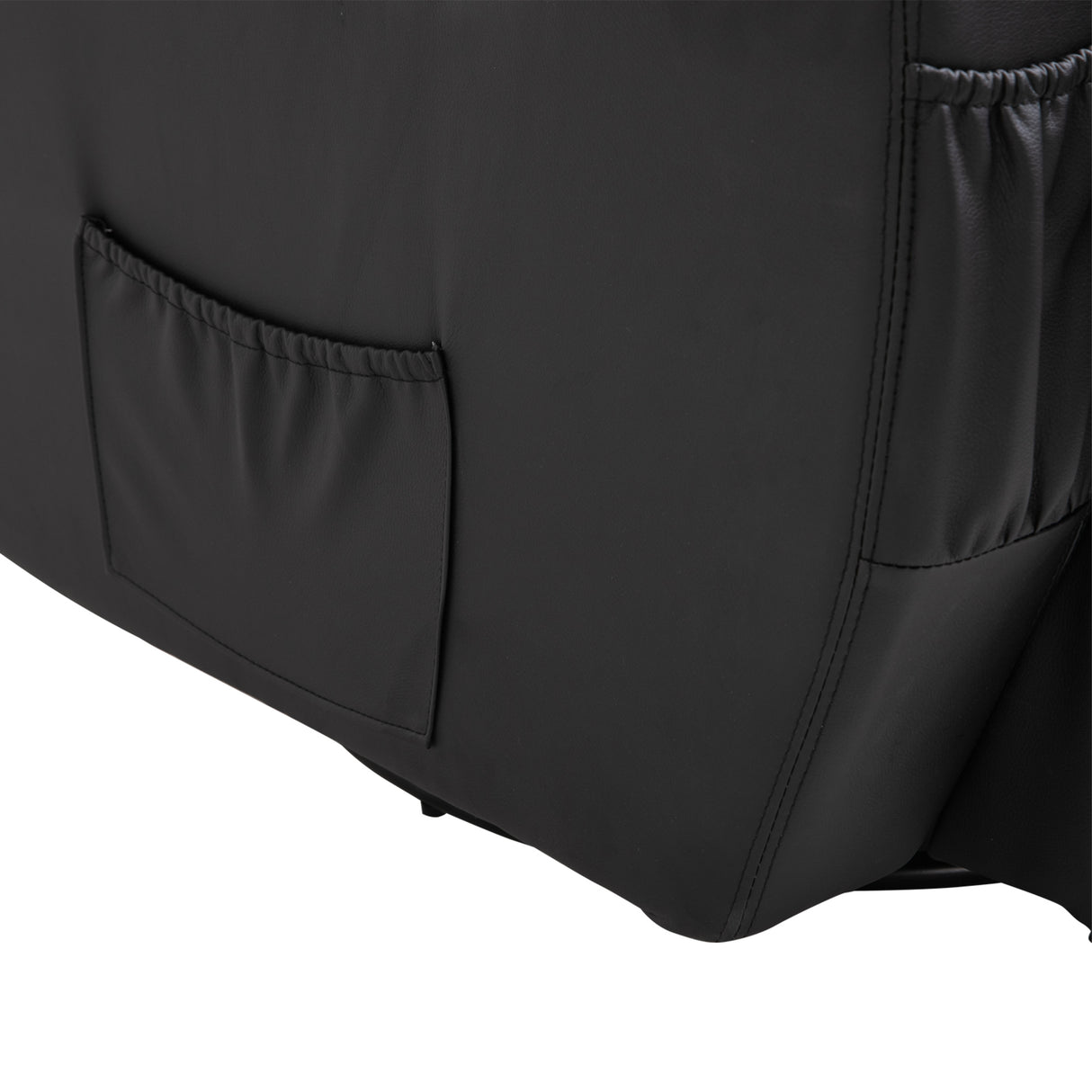 easycomfort easycomfort poltrona relax massaggiante con 8 punti 5 modalita e 2 intensita reclinabile con poggiapiedi e girevole 84x92x109cm nero