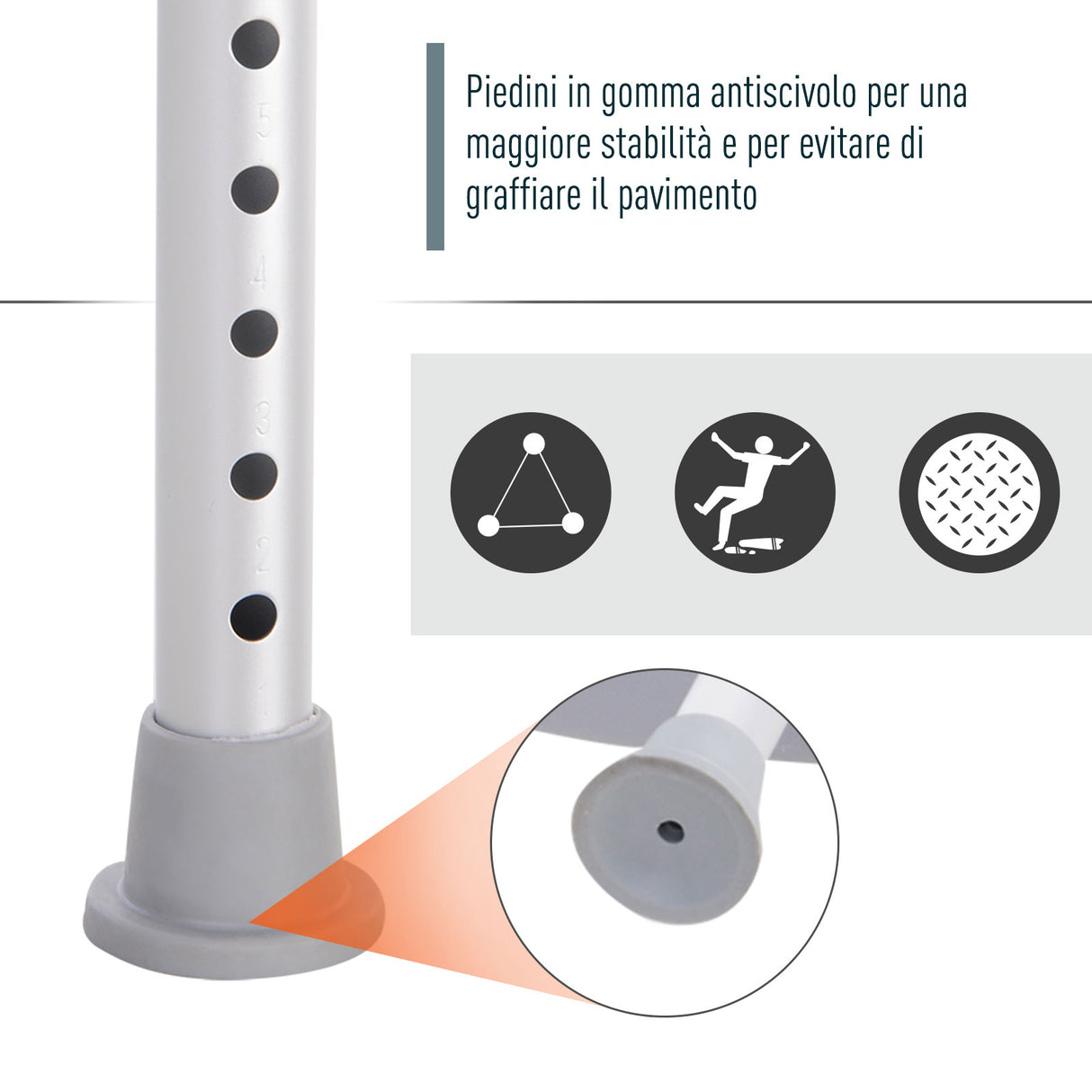 easycomfort easycomfort sedia doccia in alluminio e plastica altezza regolabile 8 livelli ean 8054111842143