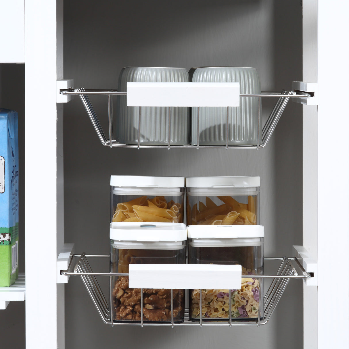 easycomfort easycomfort carrello da cucina con ruote mobile da cucina salvaspazio in legno massiccio 3 cassetti 3 cestelli 2 portaspezie 2 ripiani 92x37x82 cm ean 8054144134727