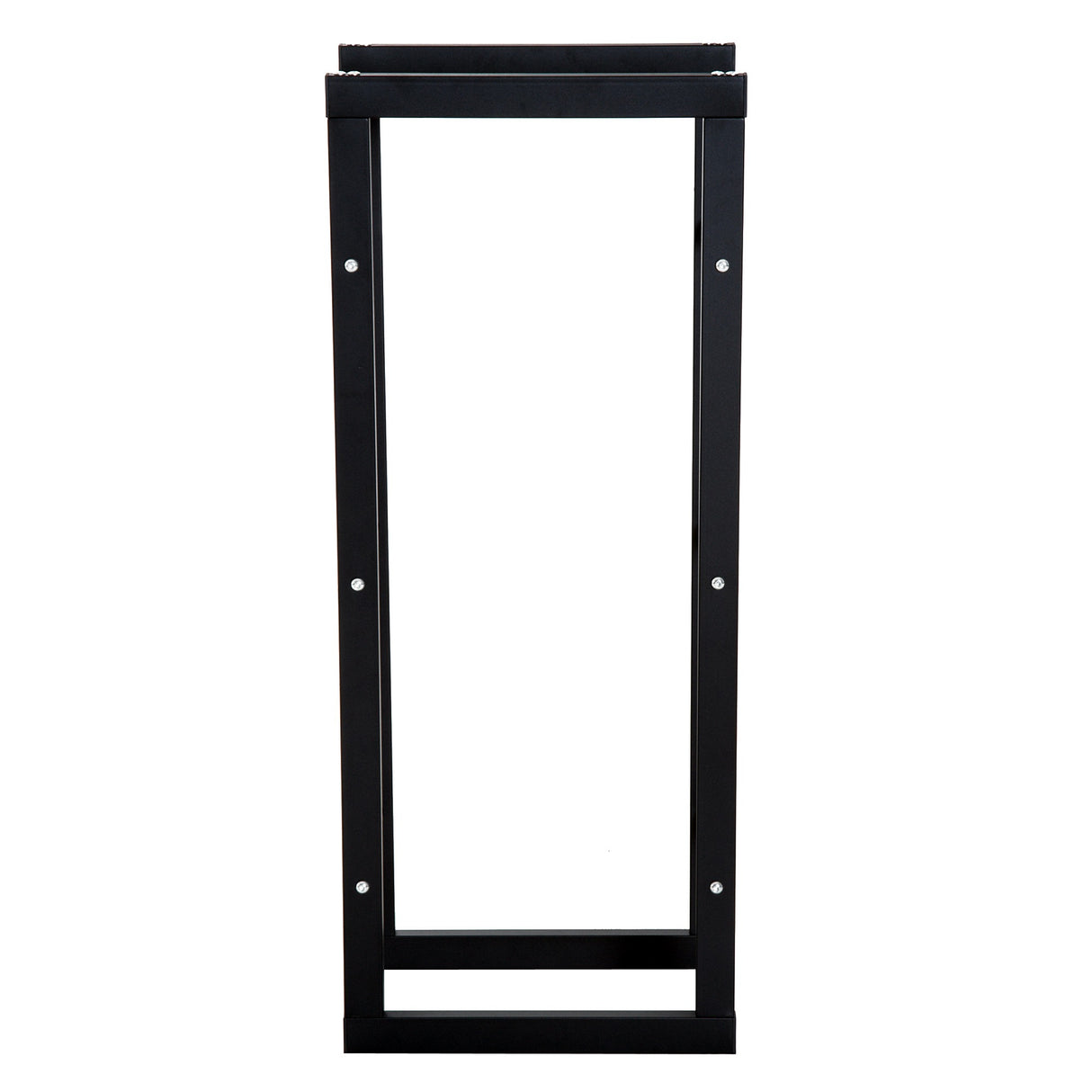 easycomfort easycomfort scaffale legnaia per interno ed esterno nero 40x25x100cm