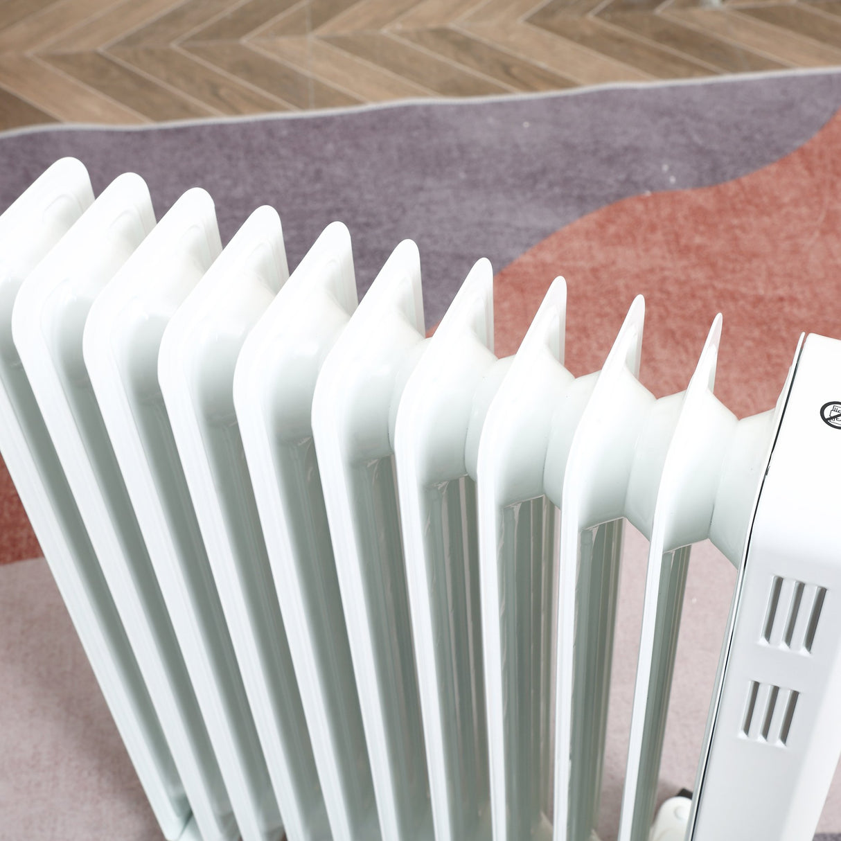 easycomfort easycomfort radiatore a olio a 11 elementi 3 livelli di riscaldamento e timer 50 5x24x63cm bianco