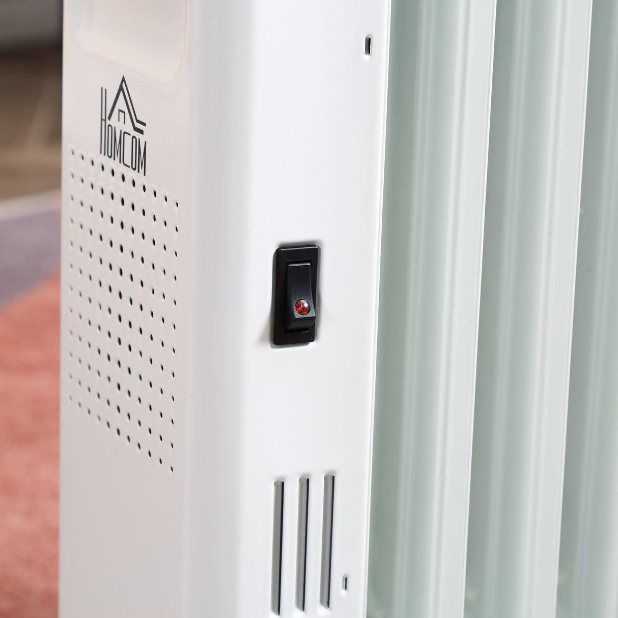 easycomfort easycomfort radiatore a olio a 11 elementi 3 livelli di riscaldamento e timer 50 5x24x63cm bianco