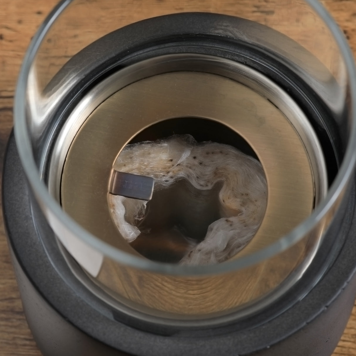 easycomfort camino a bioetanolo da tavolo con serbatoio da 0.4l 12x12x19cm grigio scuro