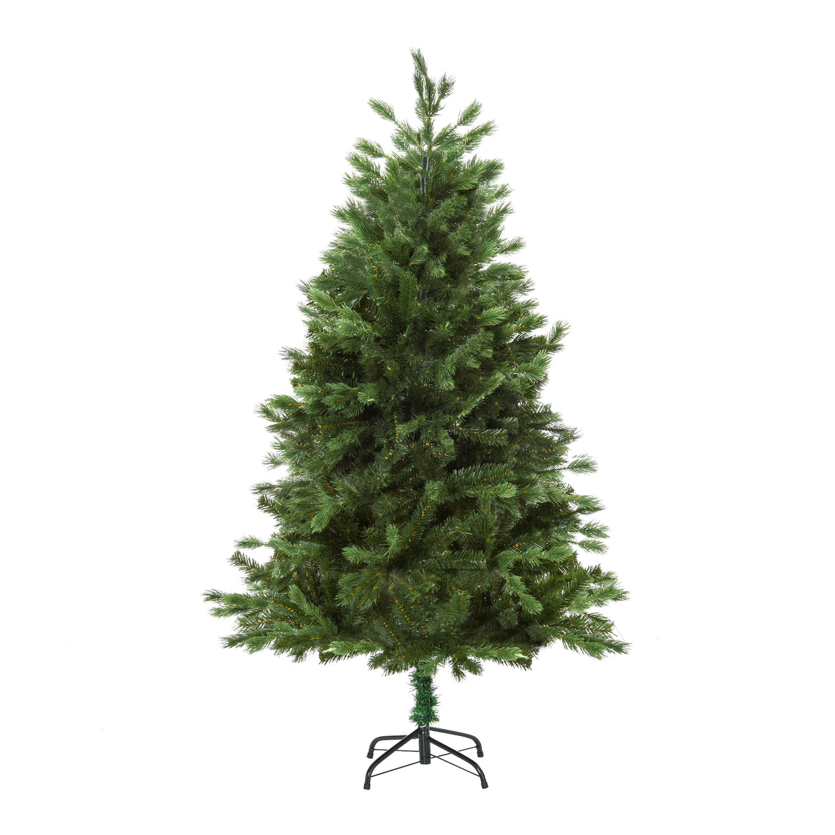 easycomfort easycomfort albero di natale artificiale gigante 150cm realistico decorazione di natale con 440 rami base pieghevole e rimovibile