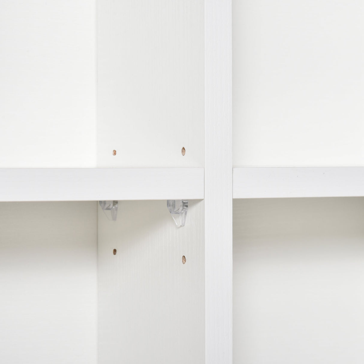 easycomfort easycomfort mobile libreria porta cd da 24 ripiani ad altezza regolabile in truciolato 130 5x89x20 cm bianco ean 8054144131115