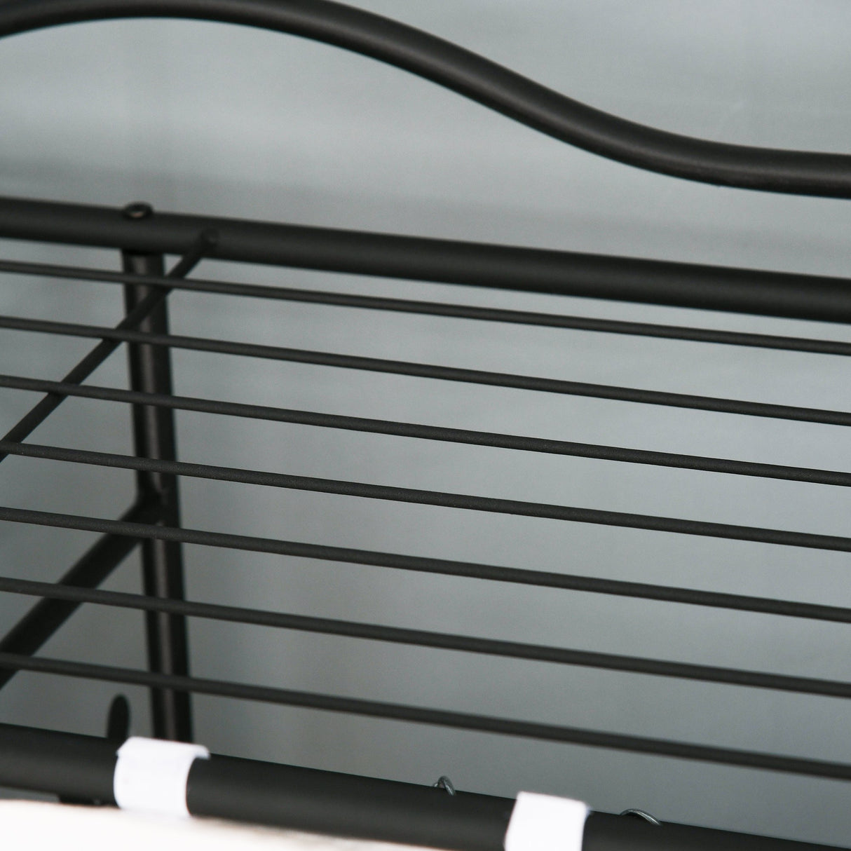 easycomfort easycomfort armadio guardaroba appendiabiti con 5 ripiani e 2 tende 84 x 42 x 158 5cm in metallo nero con decori a fiori ean 8054144139487