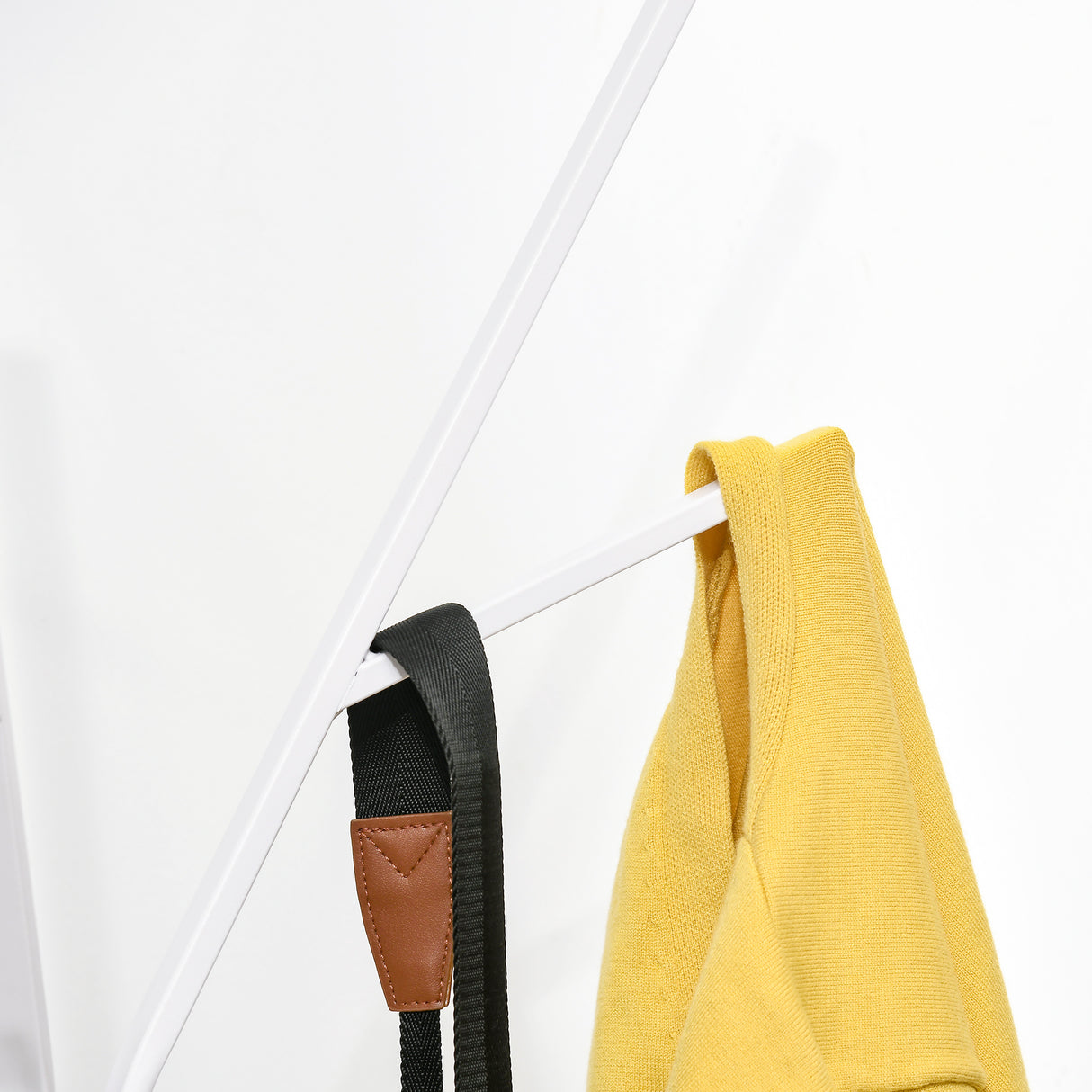 easycomfort easycomfort appendiabiti da terra verticale moderno per ingresso 45x45x180cm bianco ean 8054111840194