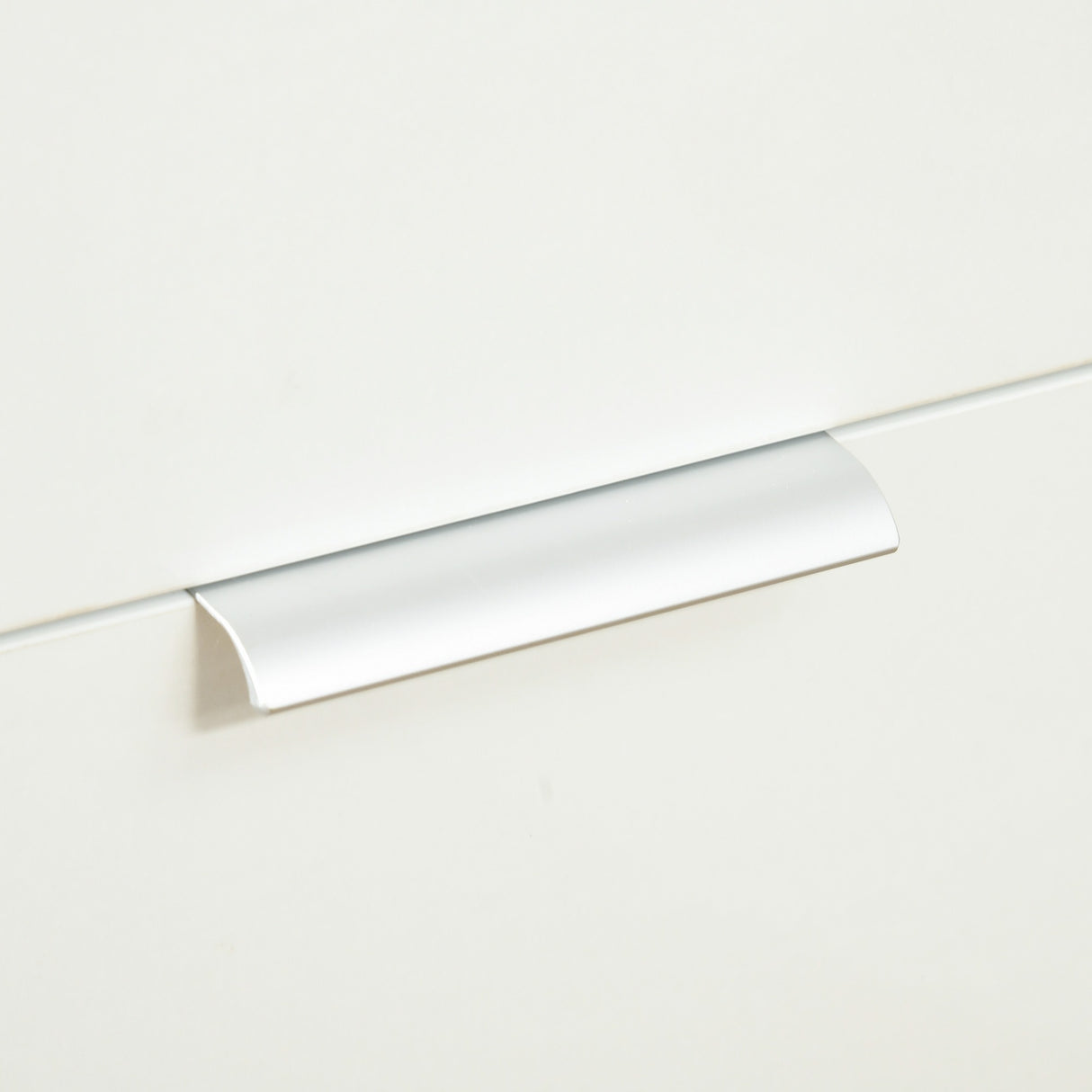 easycomfort easycomfort cassettiera con 4 cassetti per soggiorno e camera da letto con maniglie in lega di alluminio 70x35x92cm bianco