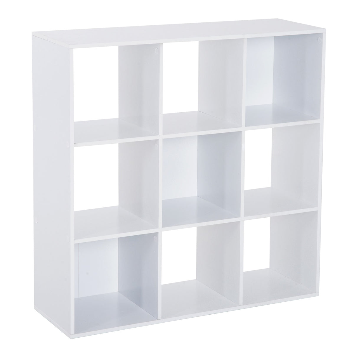 easycomfort easycomfort libreria bianca per casa e ufficio scaffale dal design moderno con 9 scomparti in legno 91x29 5x91cm ean 8054111845700