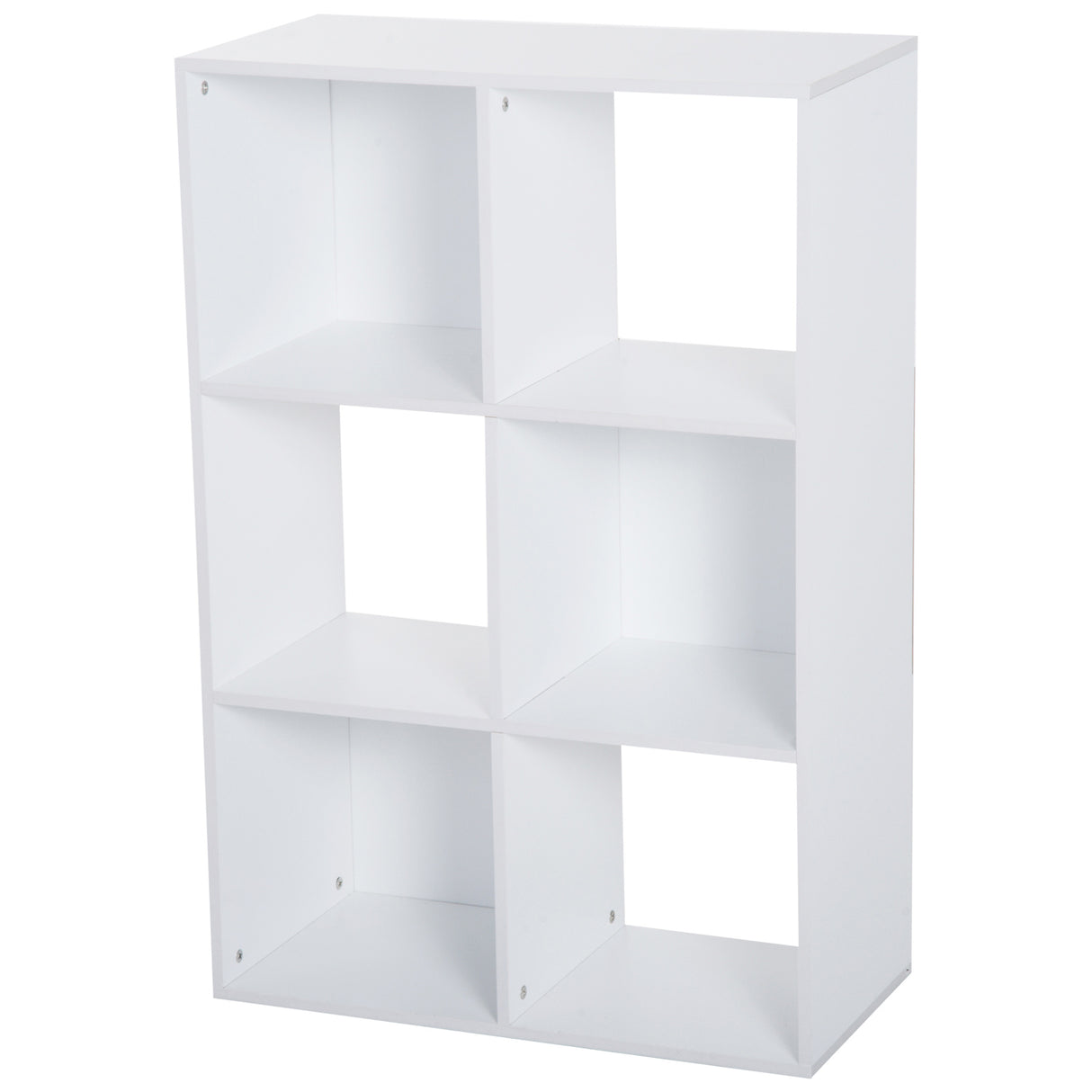 easycomfort easycomfort libreria bianca per casa e ufficio scaffale dal design moderno con 6 scomparti in legno 91 5x29 5x61 5cm ean 8054111842518