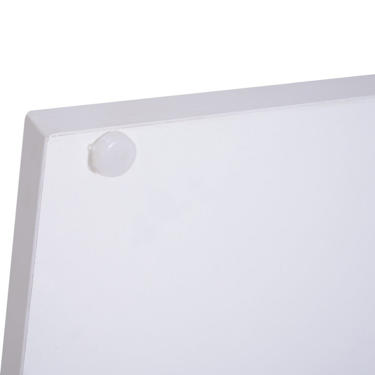 easycomfort easycomfort tavolino da caffe 2 ripiani aperti design moderno salotto soggiorno legno 40x40x43cm bianco ean 8054111841382