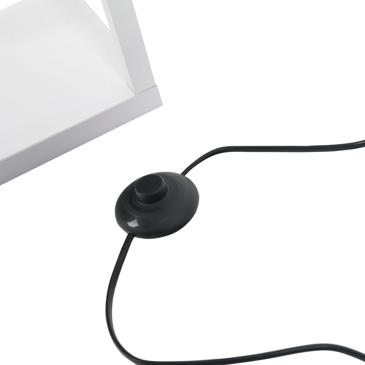 easycomfort easycomfort lampada da terra con 3 mensole integrate attacco e27 potenza 40w arredamento moderno in mdf 26x26x160cm bianco