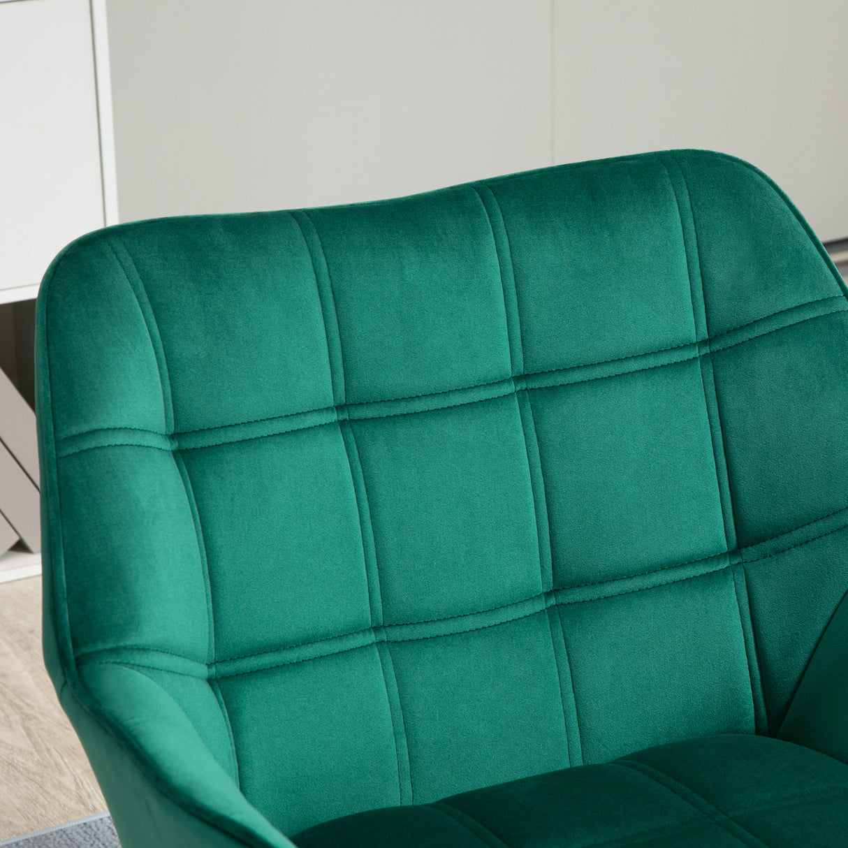 easycomfort easycomfort poltroncina stile nordico in legno ed effetto velluto verde per soggiorno o ufficio 64x62x72 5 cm
