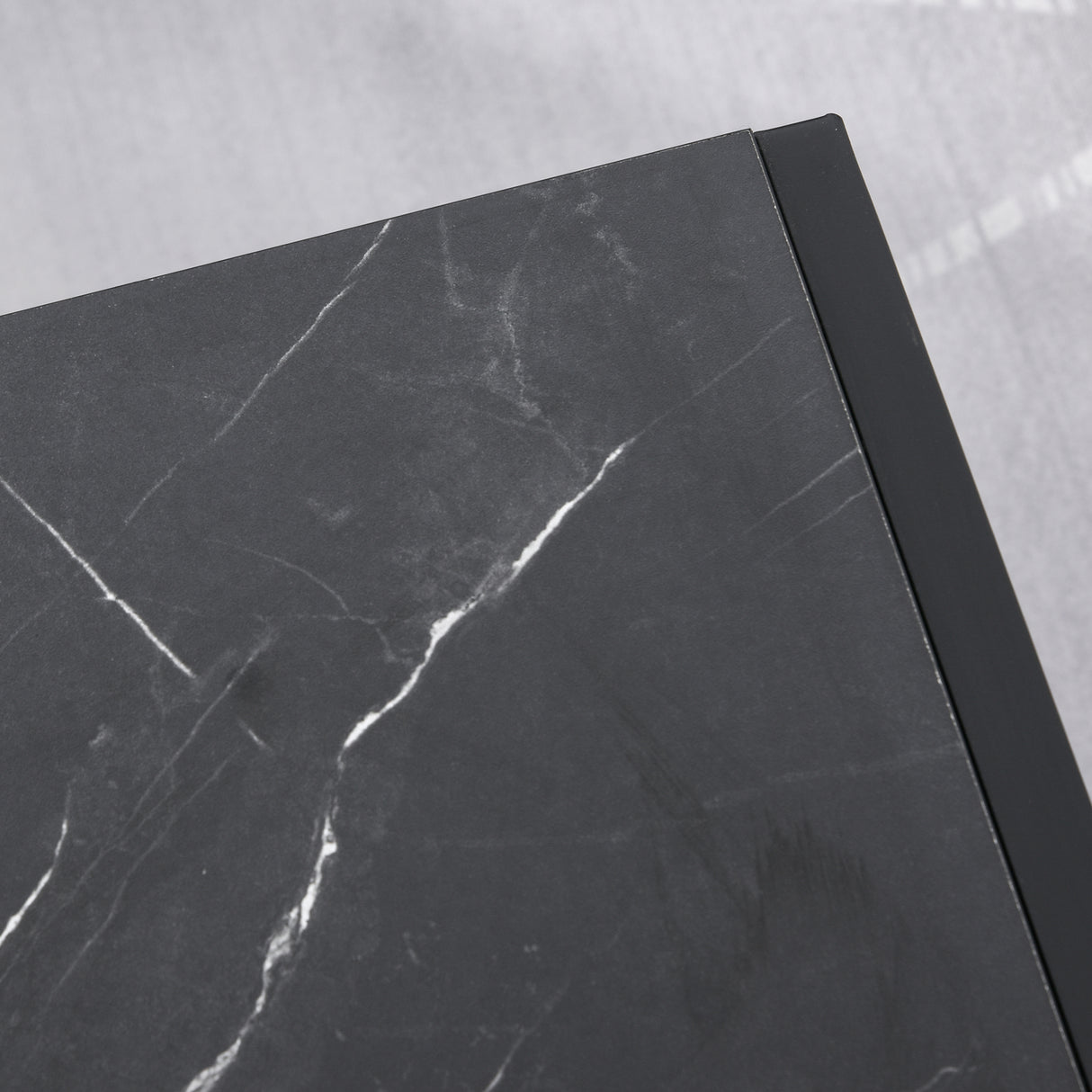 easycomfort easycomfort tavolino da caffe nero effetto marmo con ripiano inferiore ean 8054144137636