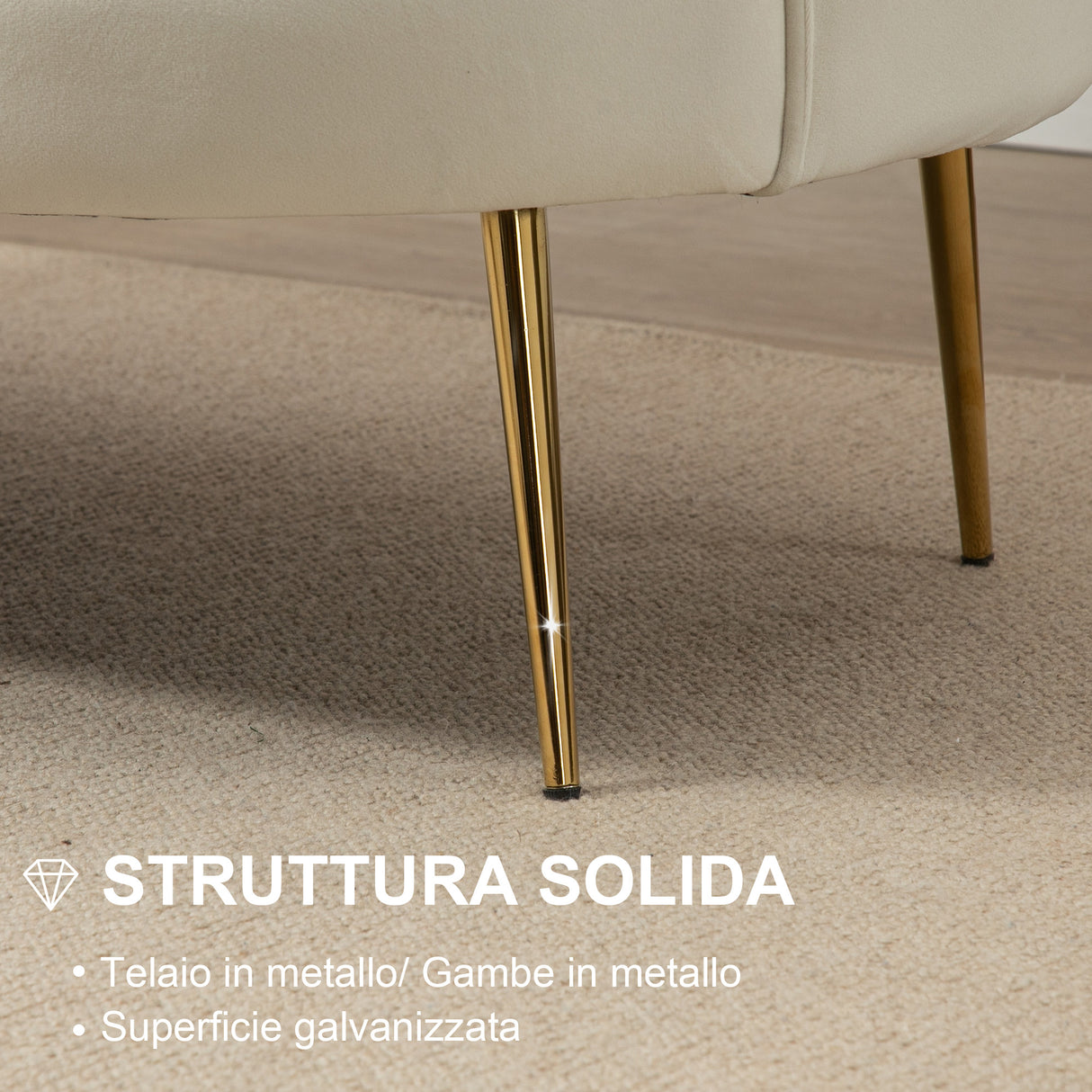 easycomfort easycomfort divano vintage 2 posti industrial chic divanetto francese per ingrasso in velluto 130x77x77cm