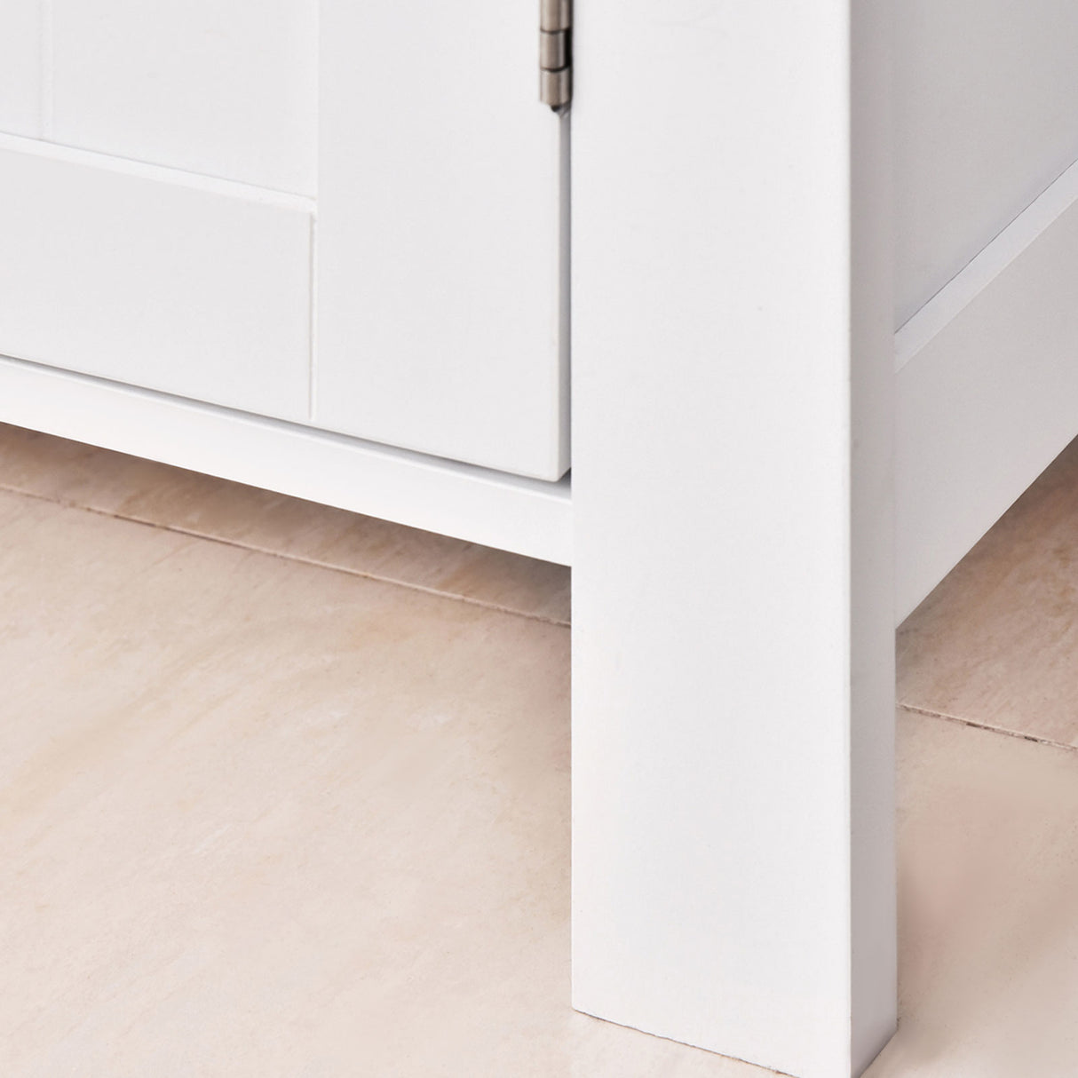 easycomfort easycomfort mobiletto da bagno mobiletto multiuso salvaspazio con armadietto 2 ripiani 2 ante maniglie in mdf 60 x 30 x 80cm bianco ean 8054144130422