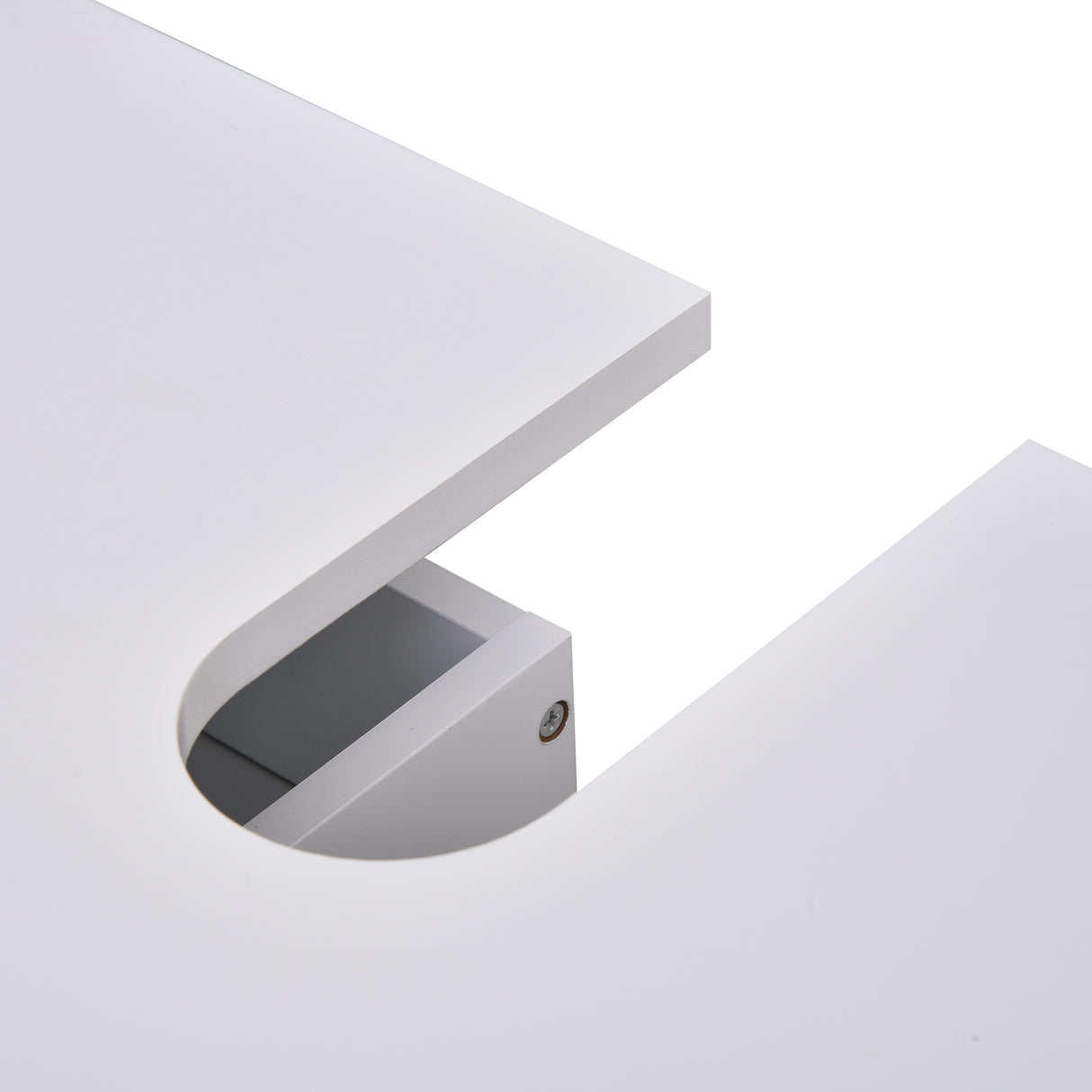 easycomfort easycomfort mobiletto sottolavabo e copricolonna per il bagno in legno bianco con 2 cassetti e taglio a u 67 x 36 x 52cm ean 8054111848138