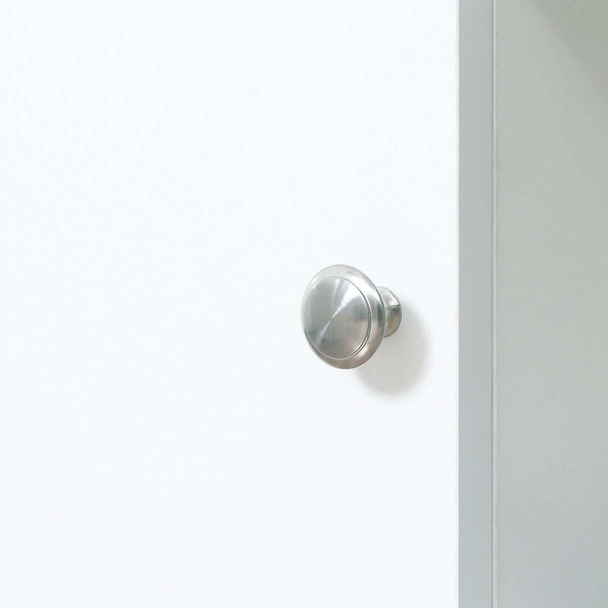 easycomfort easycomfort mobiletto sottolavandino con intaglio a u e 6 ripiani in legno 60x30x68cm bianco grigio