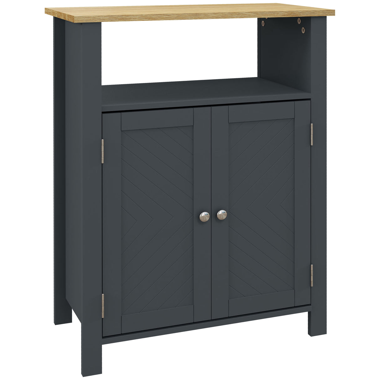 easycomfort easycomfort mobiletto bagno a 3 ripiani in mdf e truciolato con ripiano interno regolabile 60x30x80 5 cm